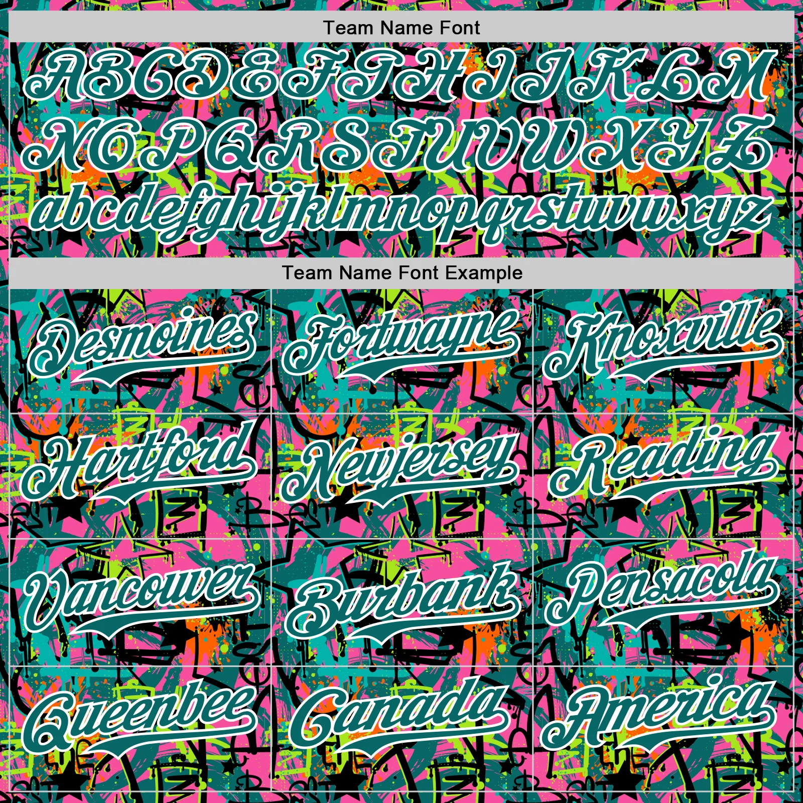 Custom Graffiti Pattern Teal-White Splatter Authentic Baseball Jersey - Image 4