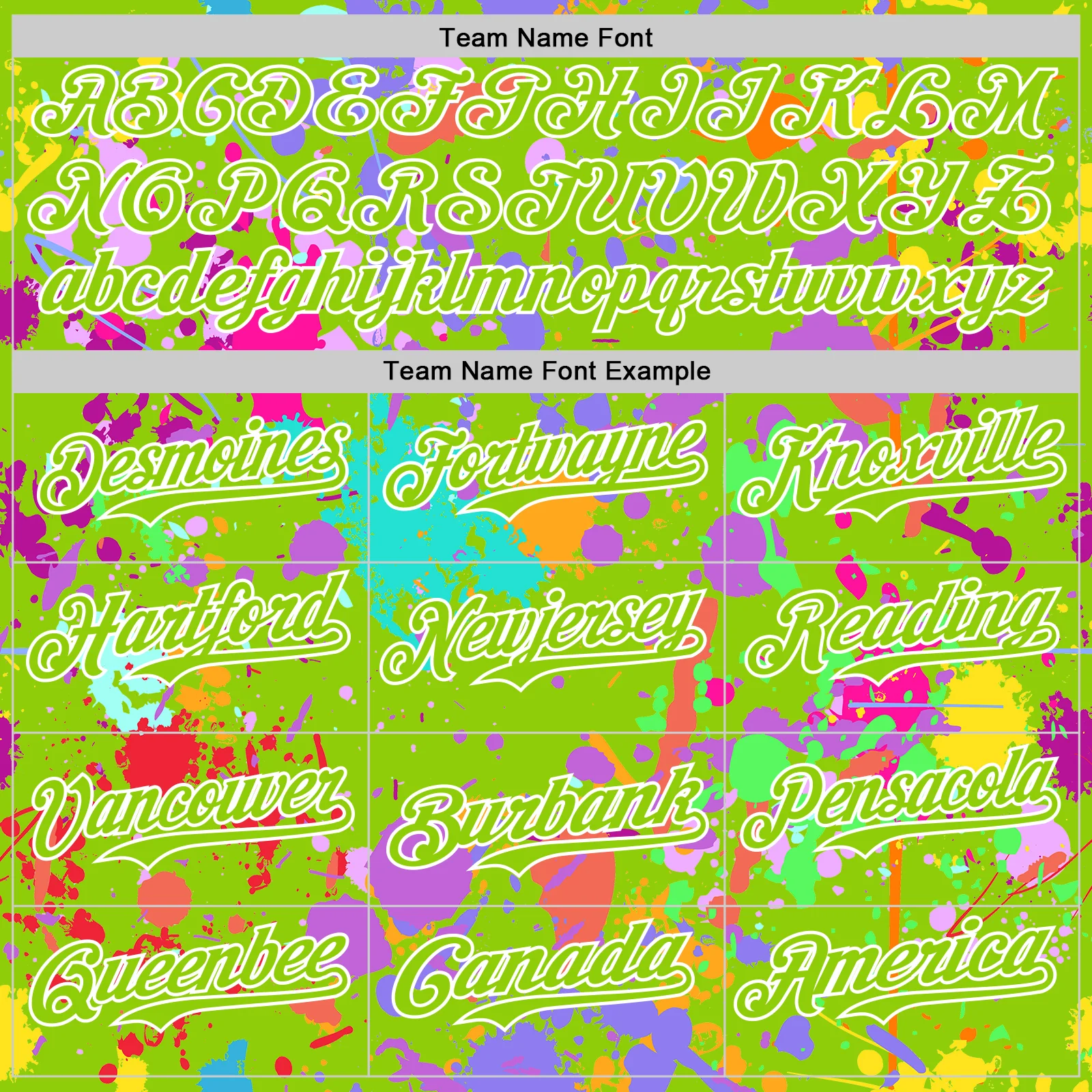 Custom Graffiti Pattern Neon Green-White Splash Bomber Full-Snap Varsity Letterman Hoodie Jacket - Image 5