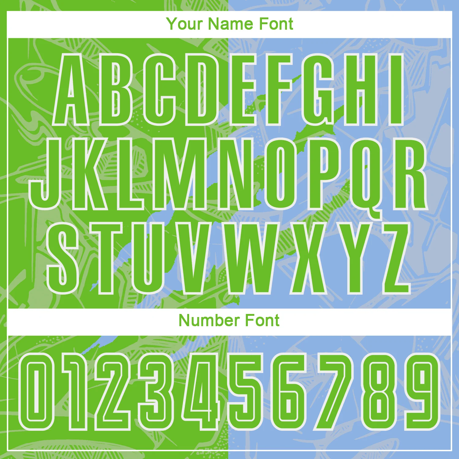 Custom Graffiti Pattern Aurora Green-Light Blue Scratch Sublimation Soccer Uniform Jersey - Image 6