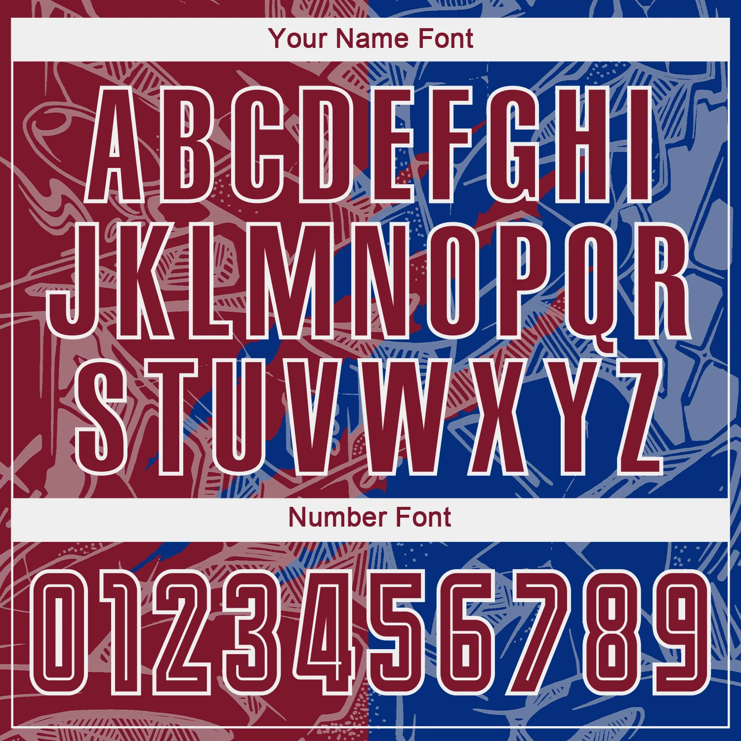 Custom Graffiti Pattern Crimson-Royal Scratch Sublimation Soccer Uniform Jersey - Image 6