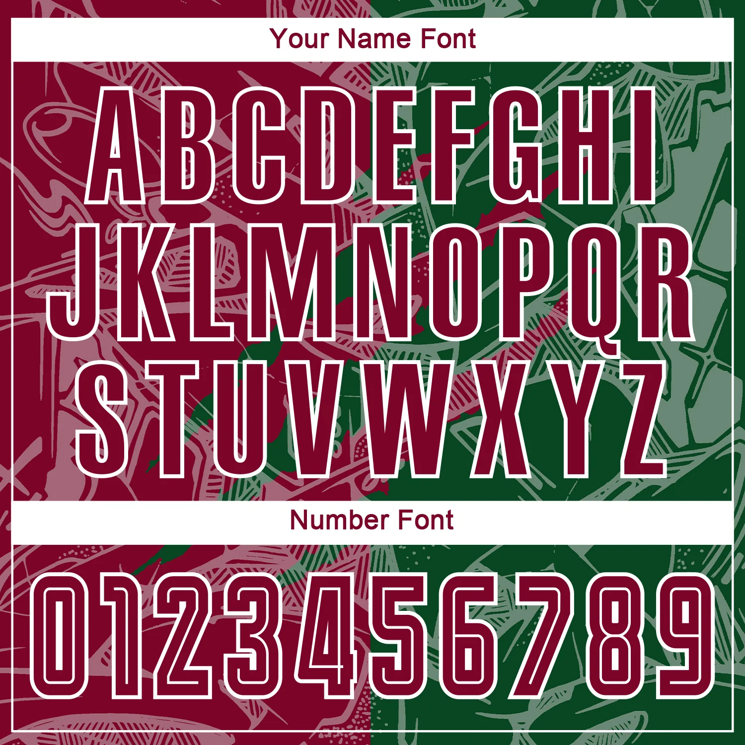 Custom Graffiti Pattern Maroon-Green Scratch Sublimation Soccer Uniform Jersey - Image 6
