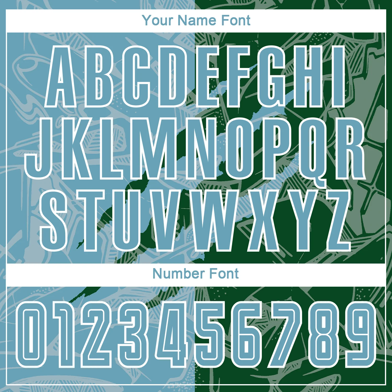 Custom Graffiti Pattern Shadow Blue-Green Scratch Sublimation Soccer Uniform Jersey - Image 6