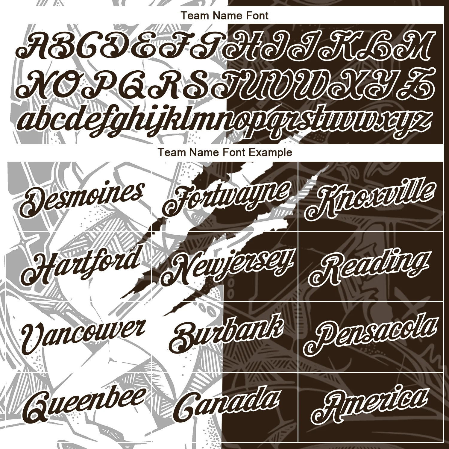 Custom Graffiti Pattern Brown-White Scratch 3D Performance T-Shirt - Image 3