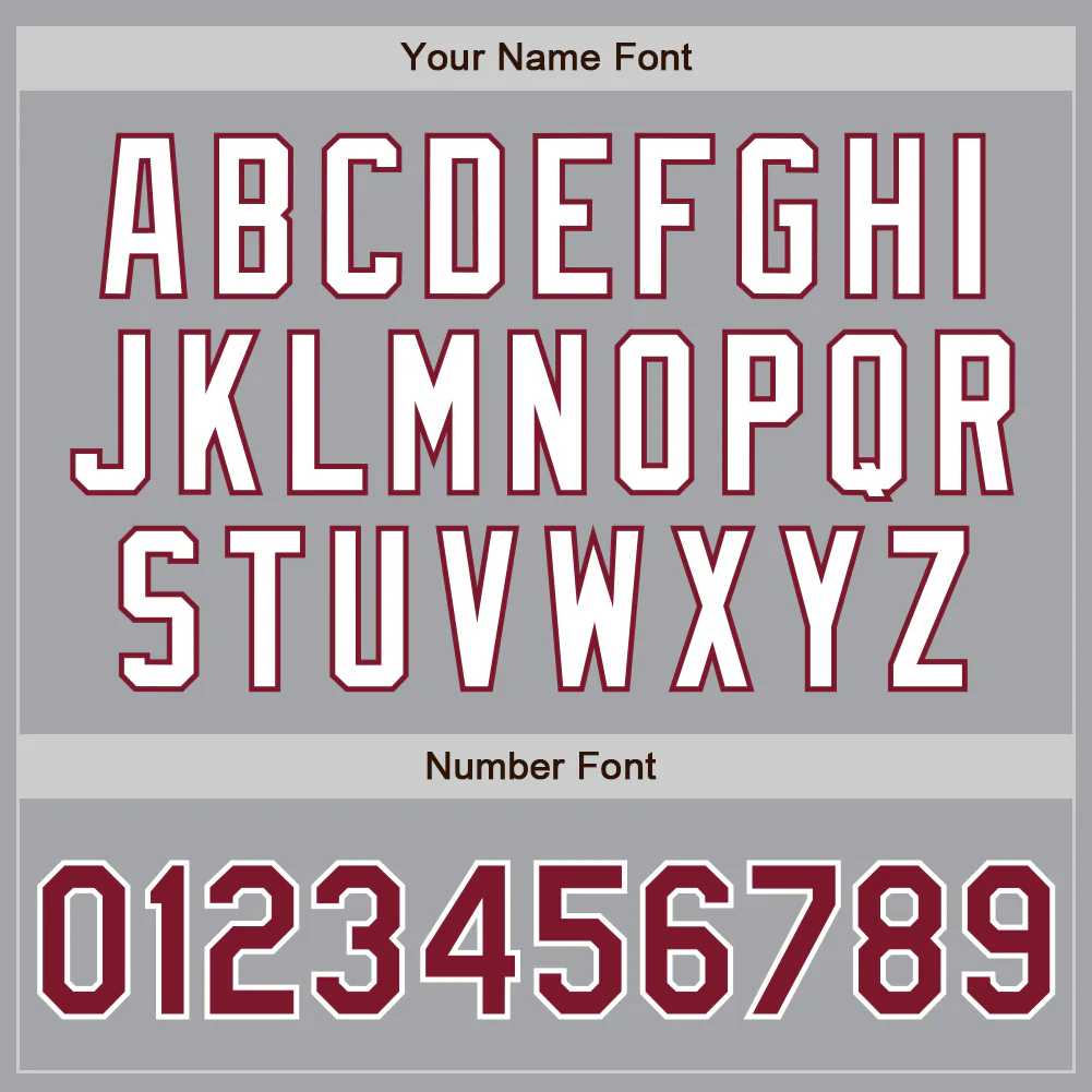 Custom Gray Crimson-White Authentic Two Tone Baseball Jersey - Image 5
