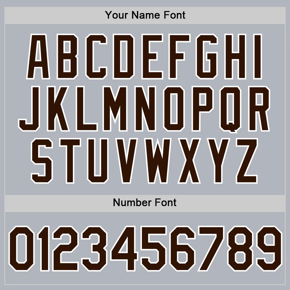 Custom Gray Brown-White Authentic Throwback Basketball Jersey - Image 4