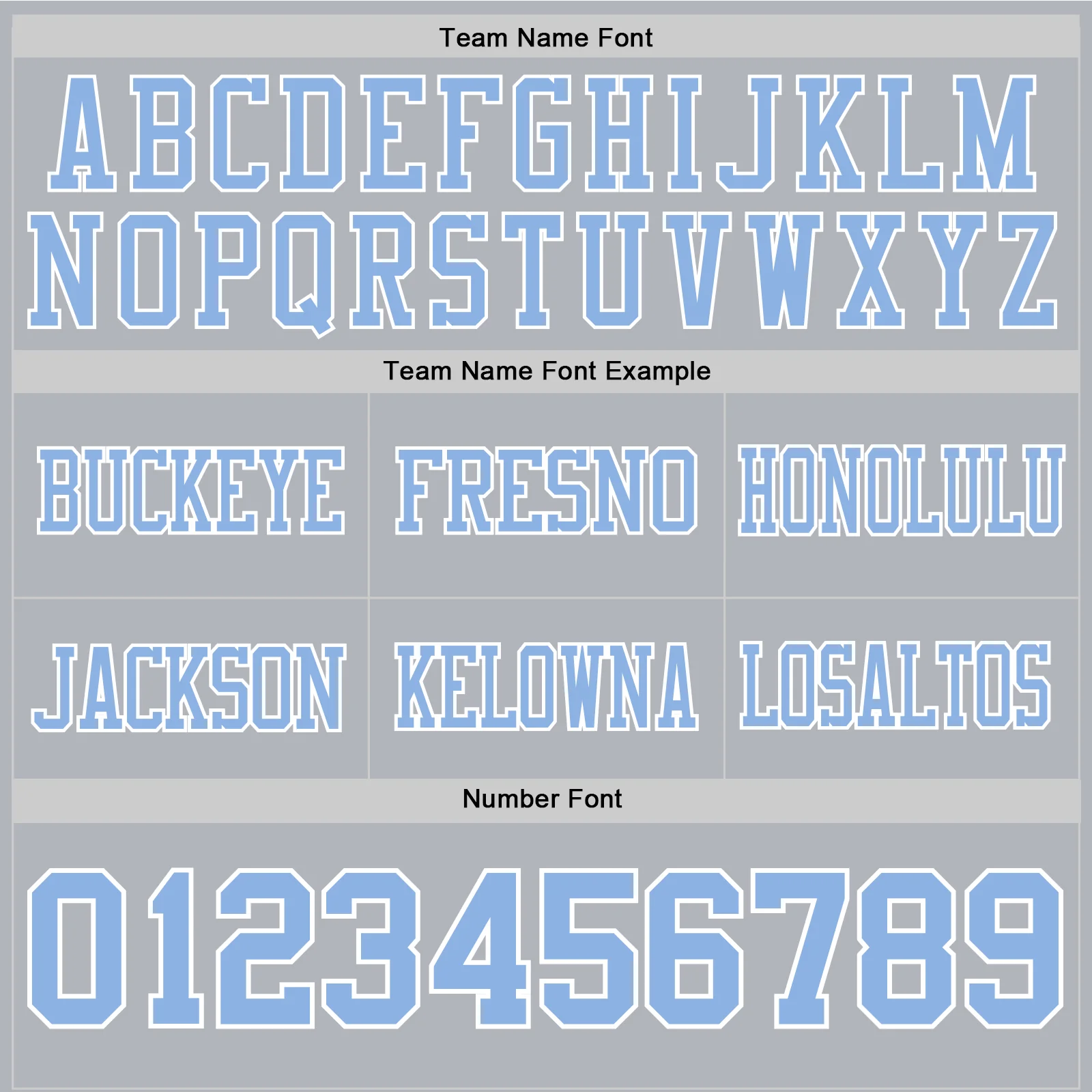 Custom Gray Light Blue-White Authentic Football Jersey - Image 4