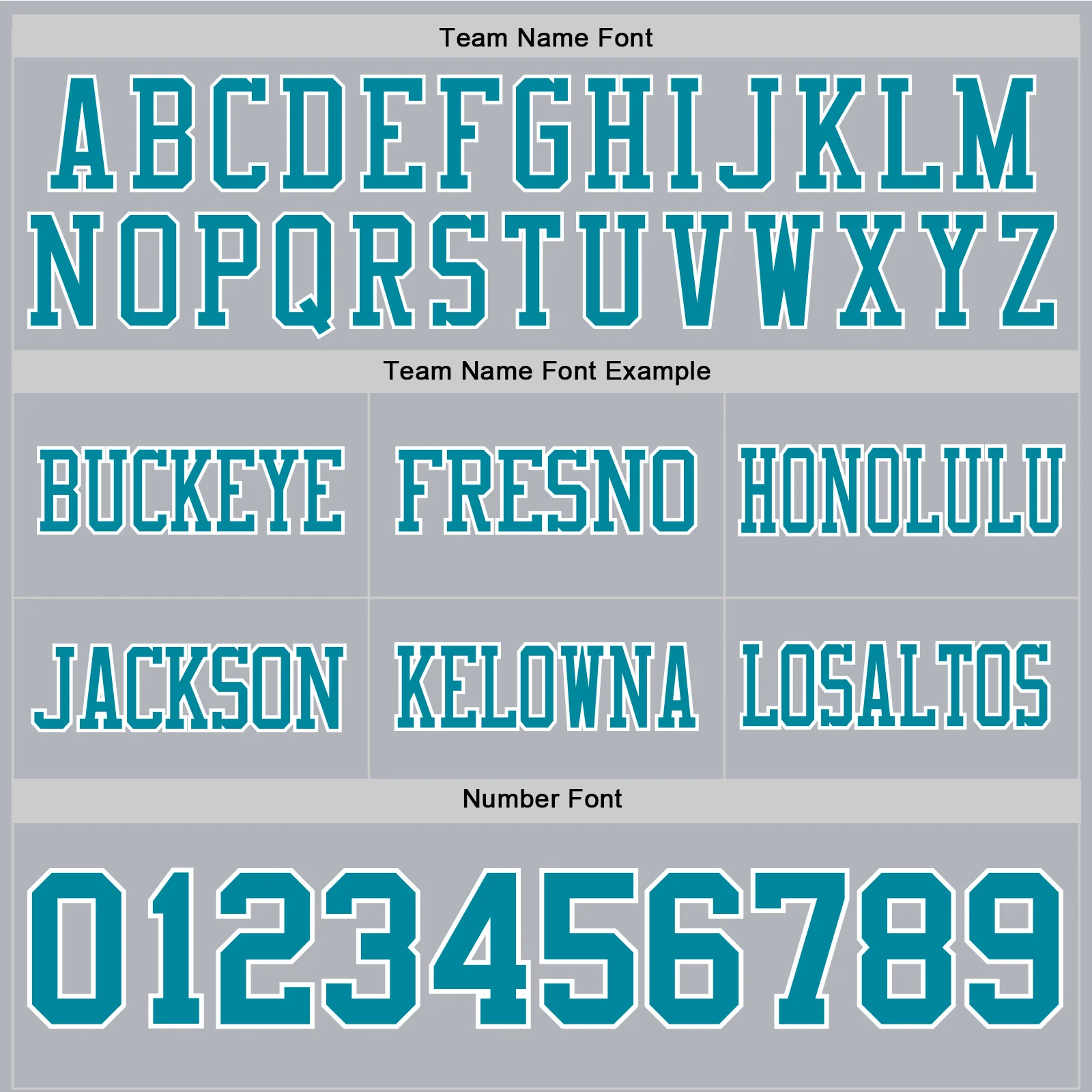 Custom Gray Teal-White Authentic Football Jersey - Image 4