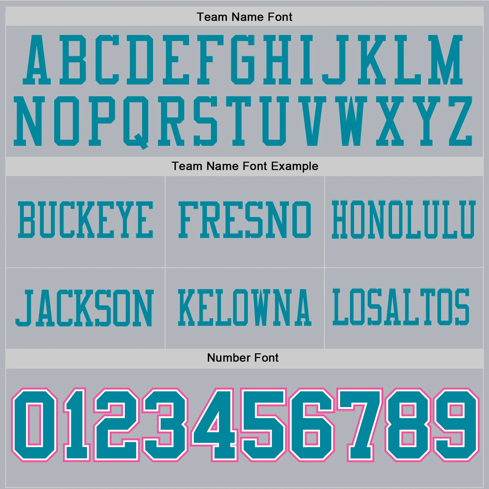 Custom Gray Teal White-Pink Authentic Football Jersey - Image 4