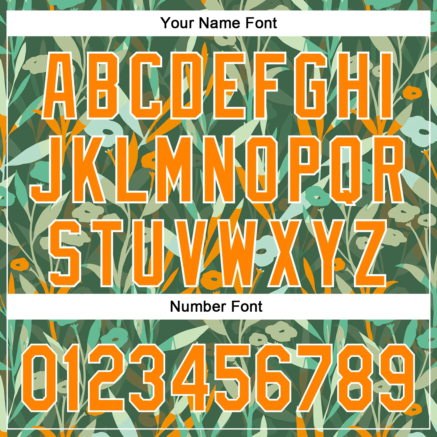 Custom Green Bay Orange-White 3D Hawaii Tropical Leaves And Flowers Authentic Baseball Jersey - Image 5