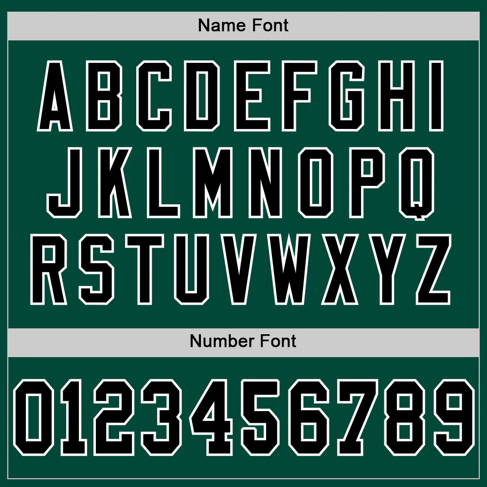 Custom Green Black-White Mesh Authentic Football Jersey - Image 4