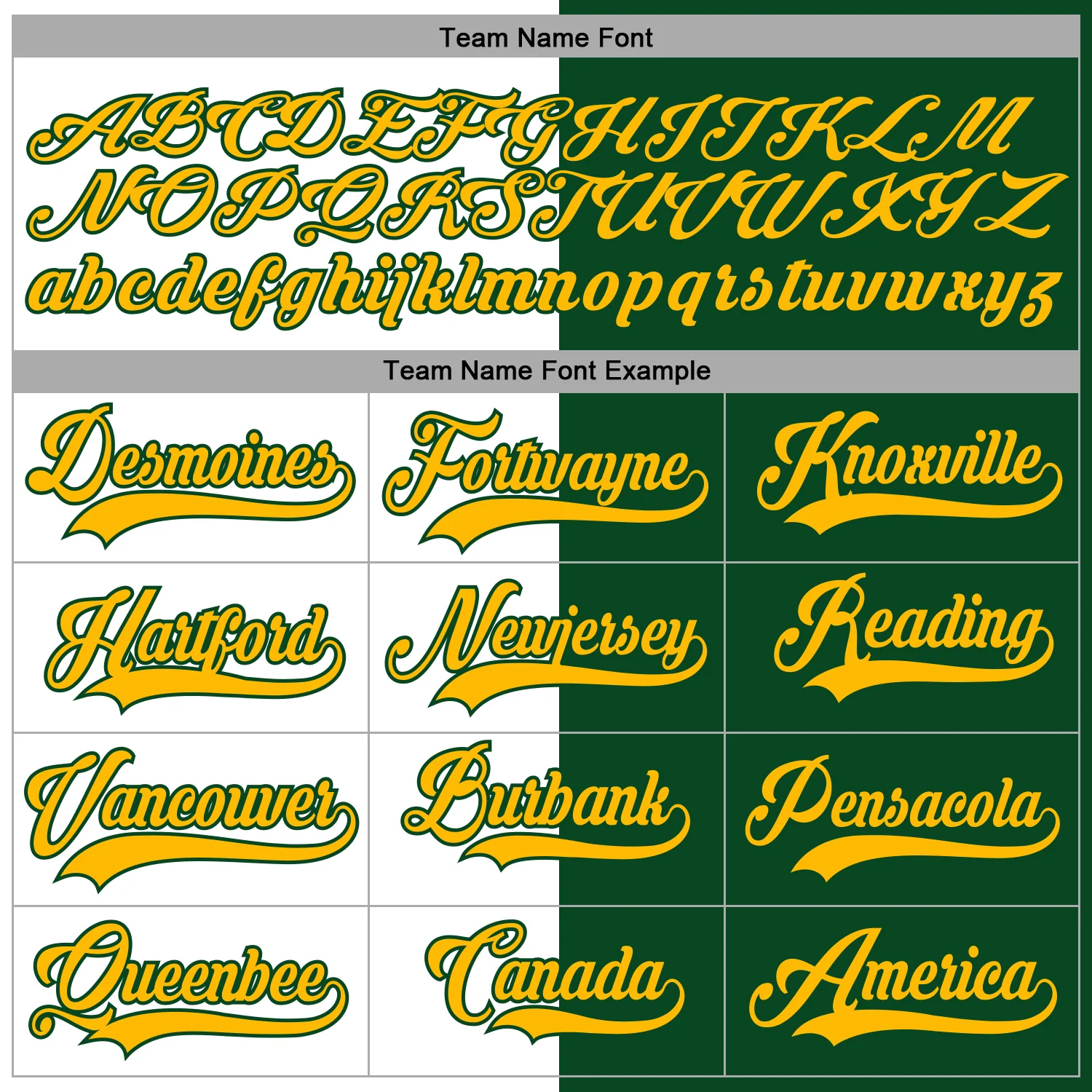 Custom Green Gold-White Split Fashion Hockey Lace Neck Jersey - Image 4