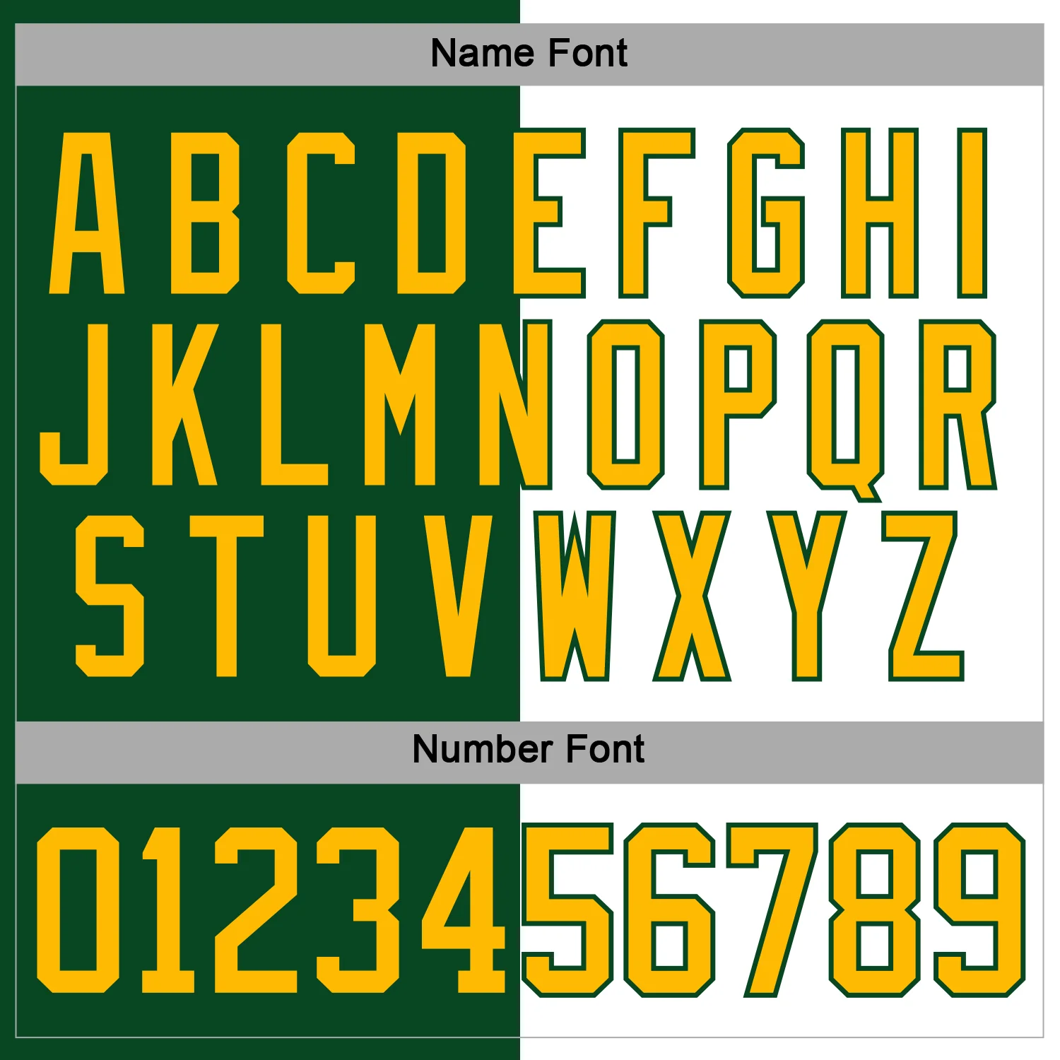 Custom Green Gold-White Split Fashion Hockey Lace Neck Jersey - Image 5