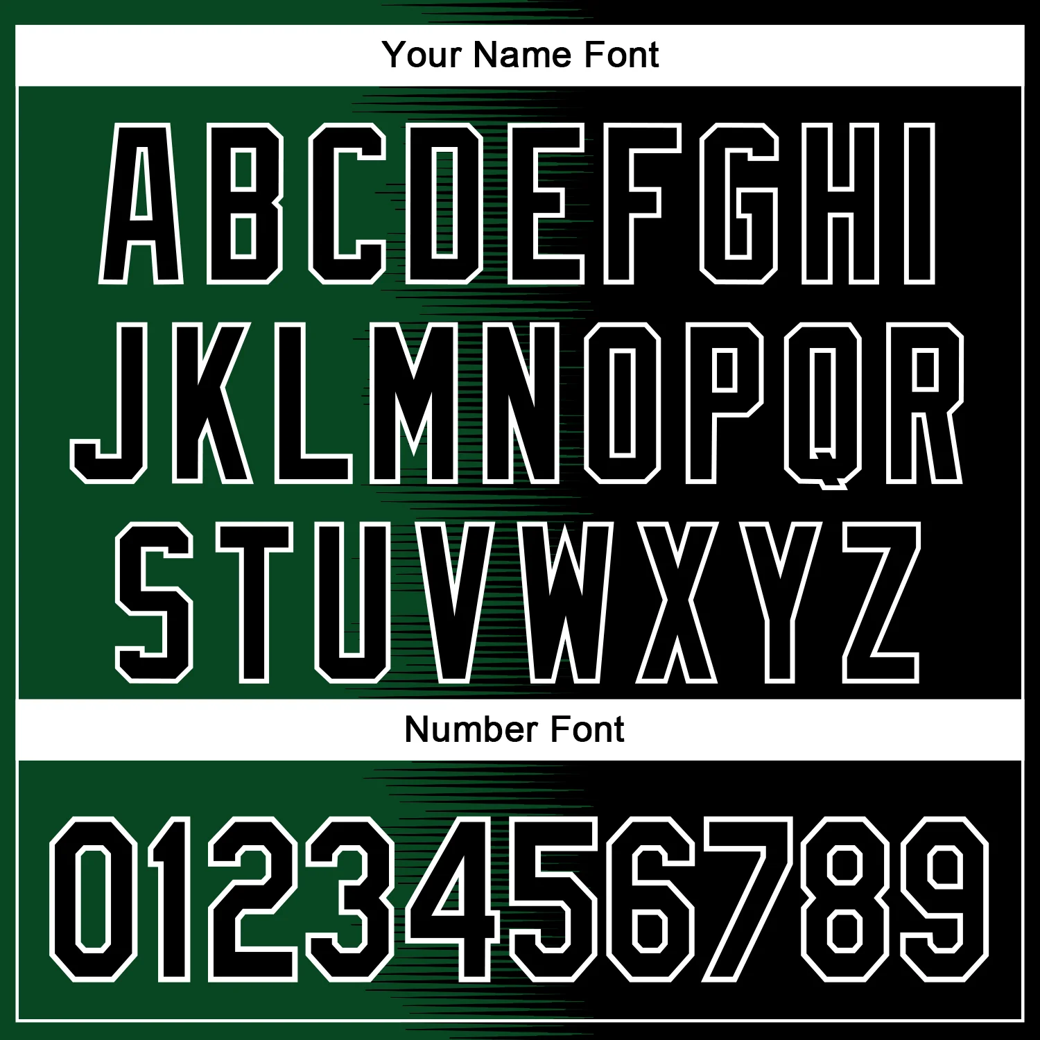Custom Green Black-White Gradient Line Bomber Full-Snap Varsity Letterman Hoodie Jacket - Image 6