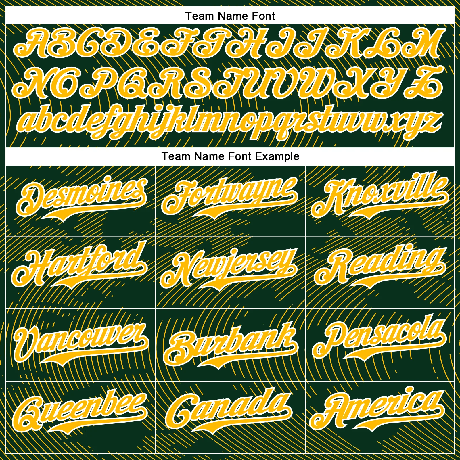 Custom Green Gold-White Curve Lines Bomber Full-Snap Varsity Letterman Hoodie Jacket - Image 5