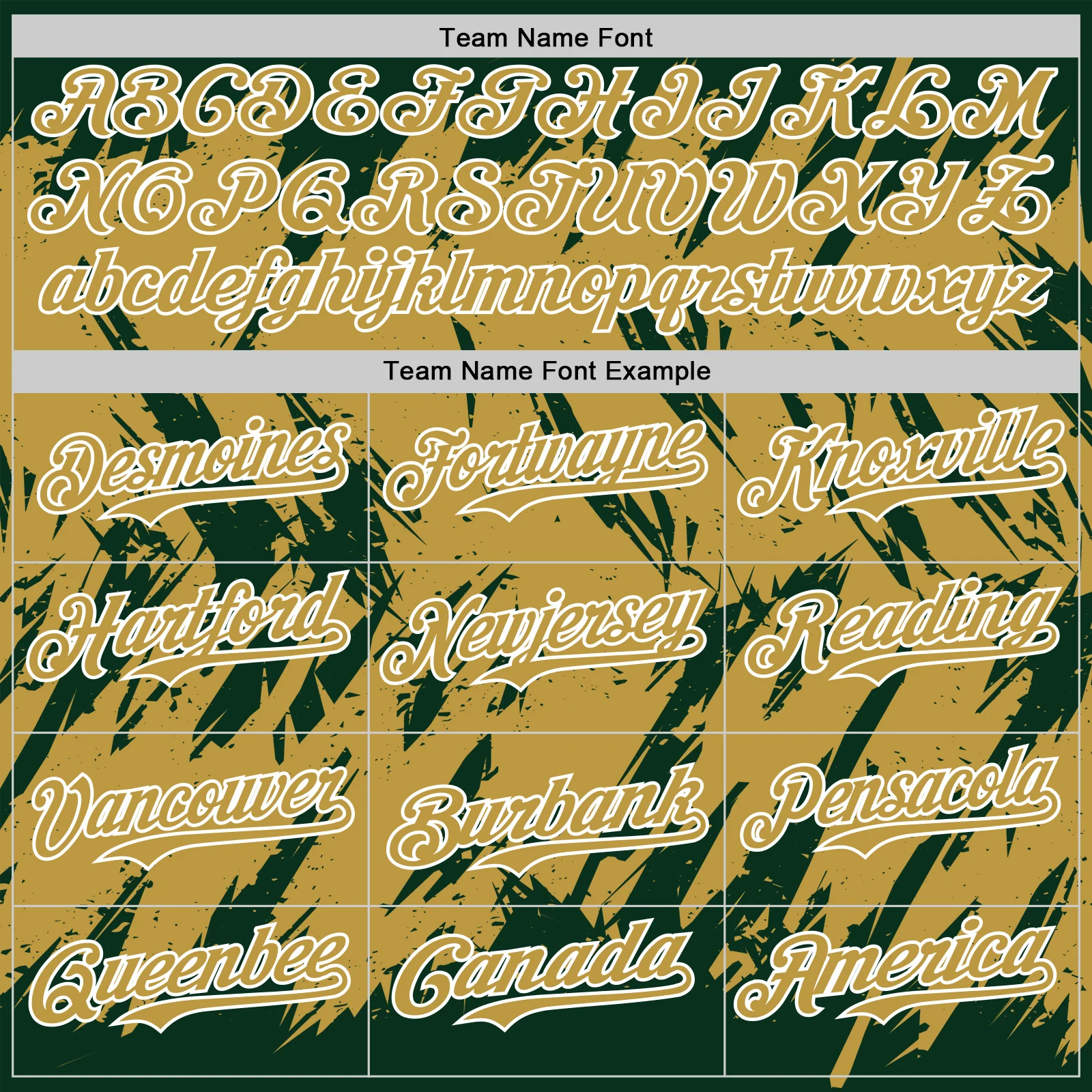 Custom Green Old Gold-White Abstract Sharp Shape Fragment Pattern Bomber Full-Snap Varsity Letterman Hoodie Jacket - Image 5