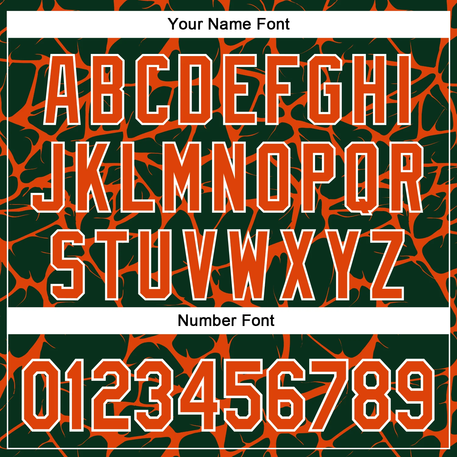 Custom Green Orange-White Abstract Network Bomber Full-Snap Varsity Letterman Hoodie Jacket - Image 6