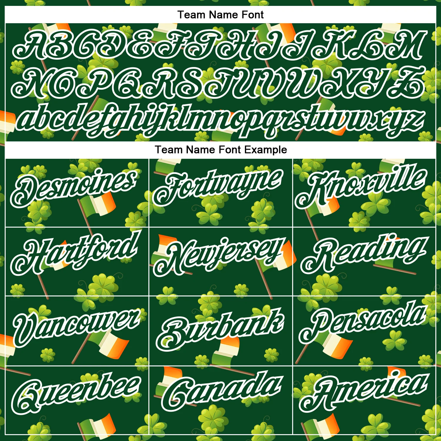 Custom Green White 3D St. Patrick's Day Shamrock Performance Polo Shirt - Image 4