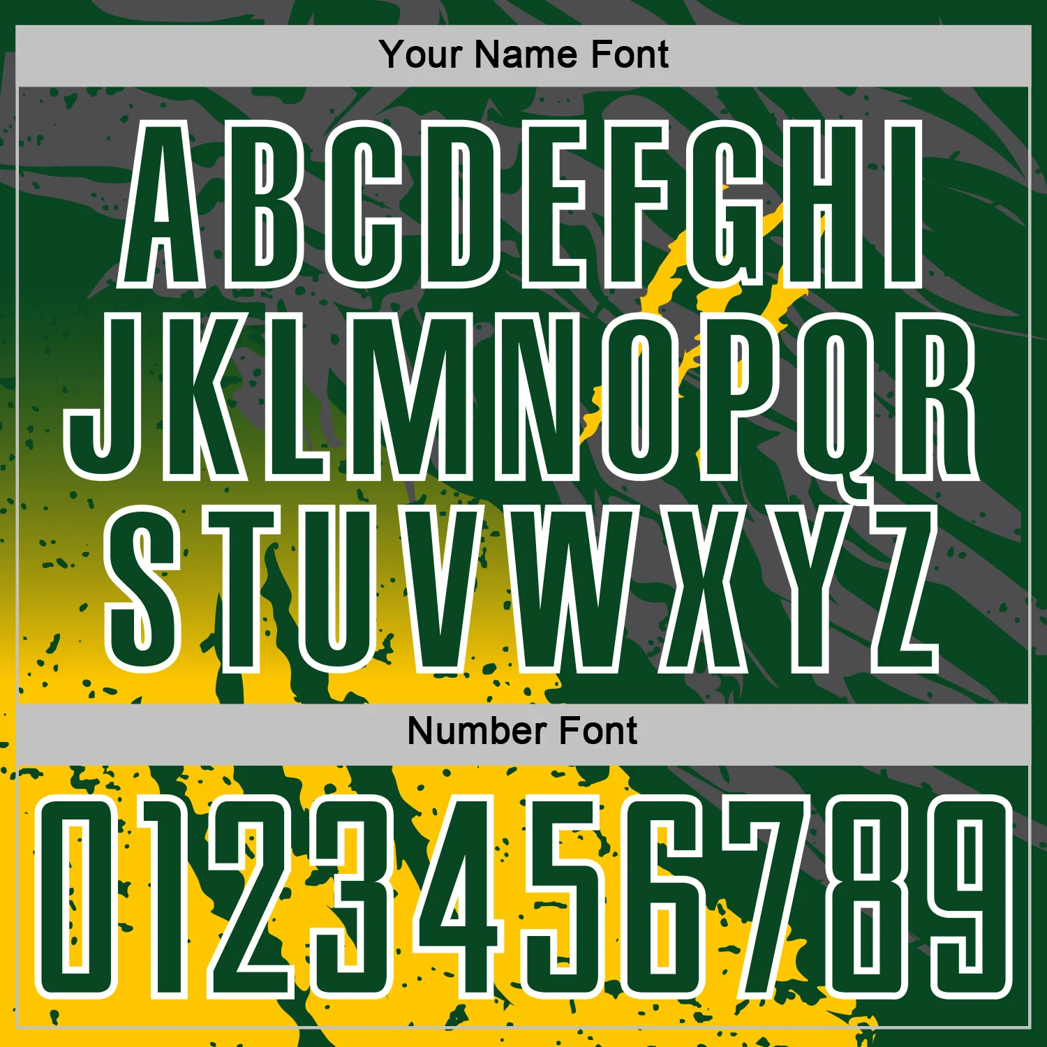 Custom Green White-Yellow Gradient Claw Mark Splatter Sports Sublimation Soccer Uniform Jersey - Image 6