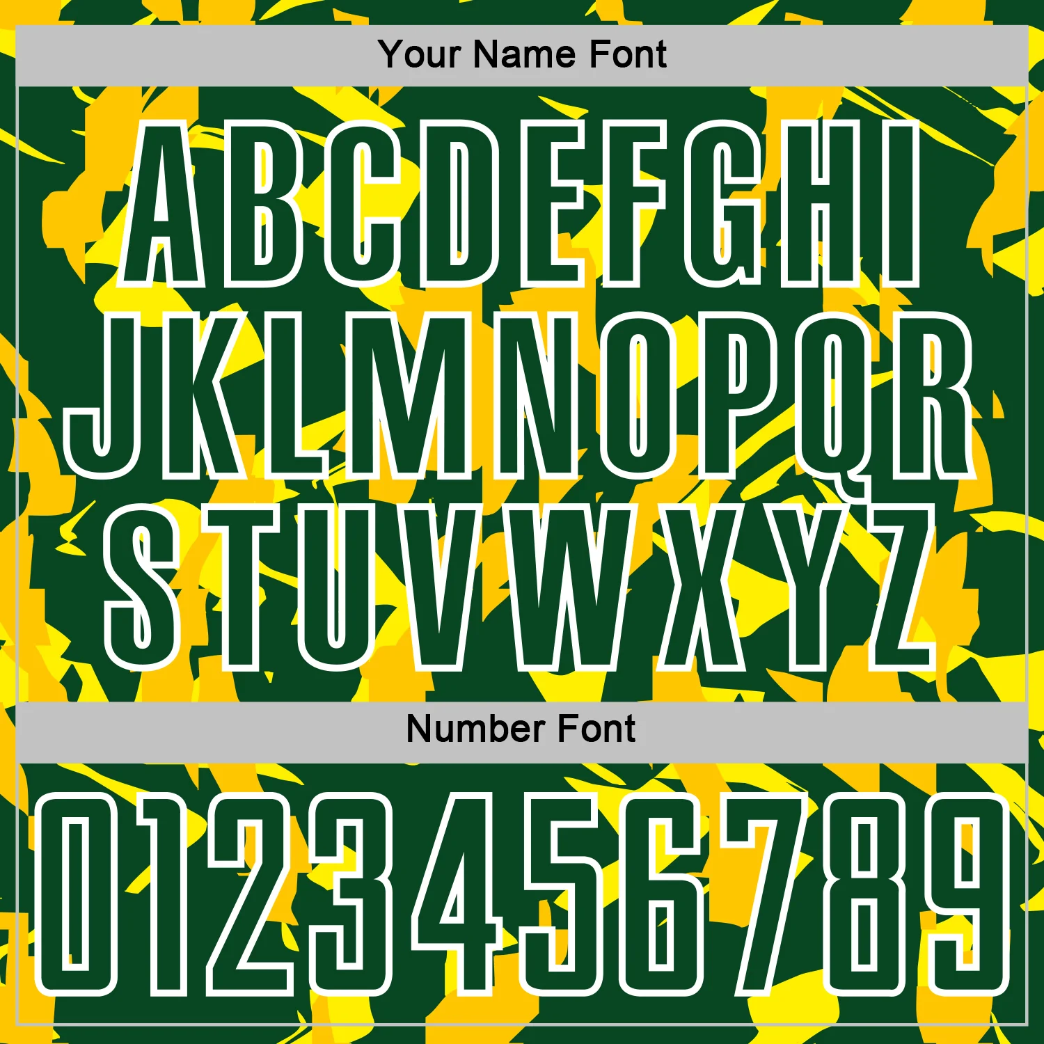 Custom Green White-Yellow Geometric Camo Fragment Sports Sublimation Soccer Uniform Jersey - Image 6