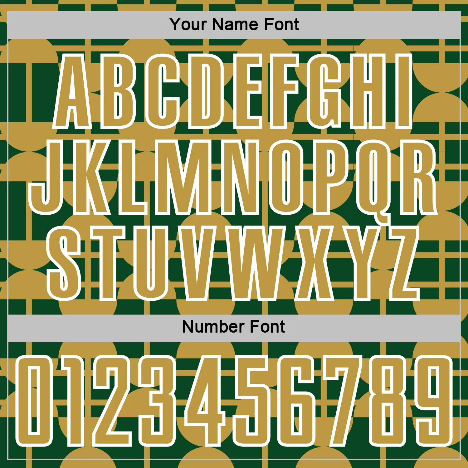 Custom Green Old Gold-White Geometric Shapes Sports Sublimation Soccer Uniform Jersey - Image 6