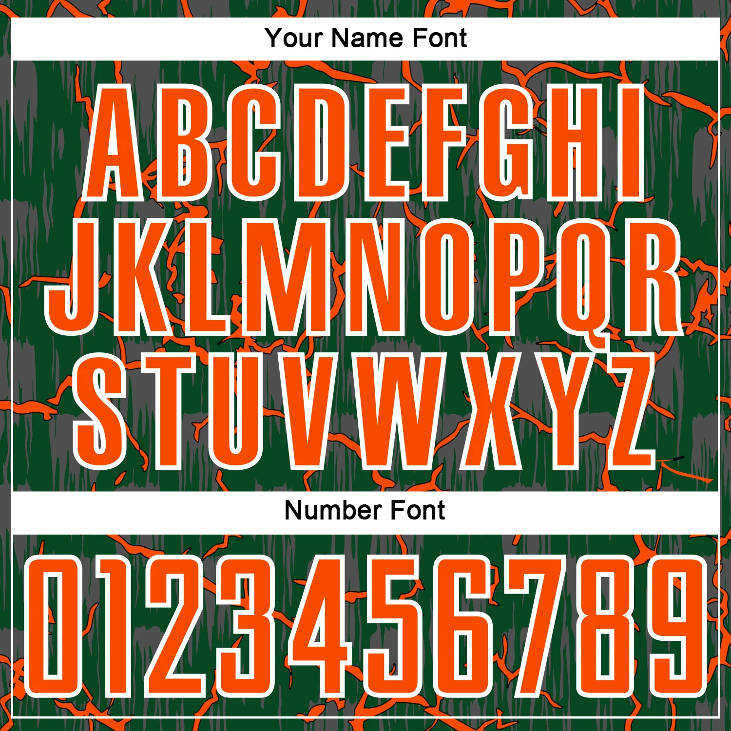 Custom Green Orange-White Lightning Sublimation Soccer Uniform Jersey - Image 6