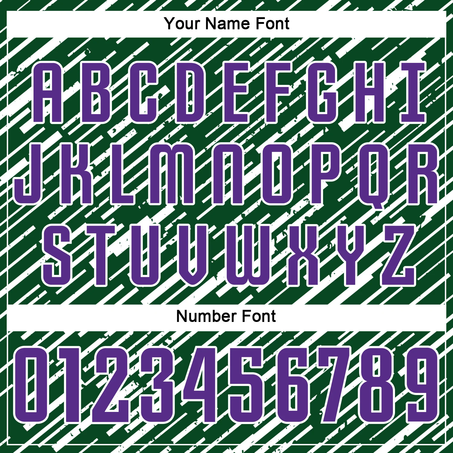 Custom Green Purple-White Line Sports Sublimation Soccer Uniform Jersey - Image 6
