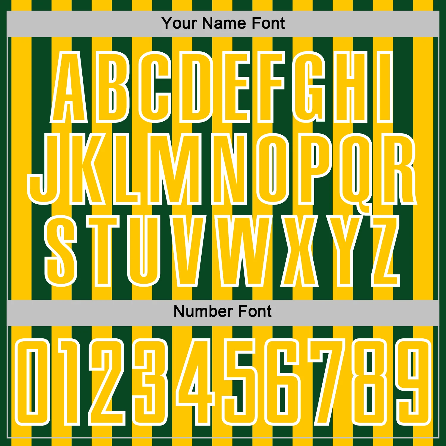 Custom Green Yellow-White Stripe Sports Sublimation Soccer Uniform Jersey - Image 6