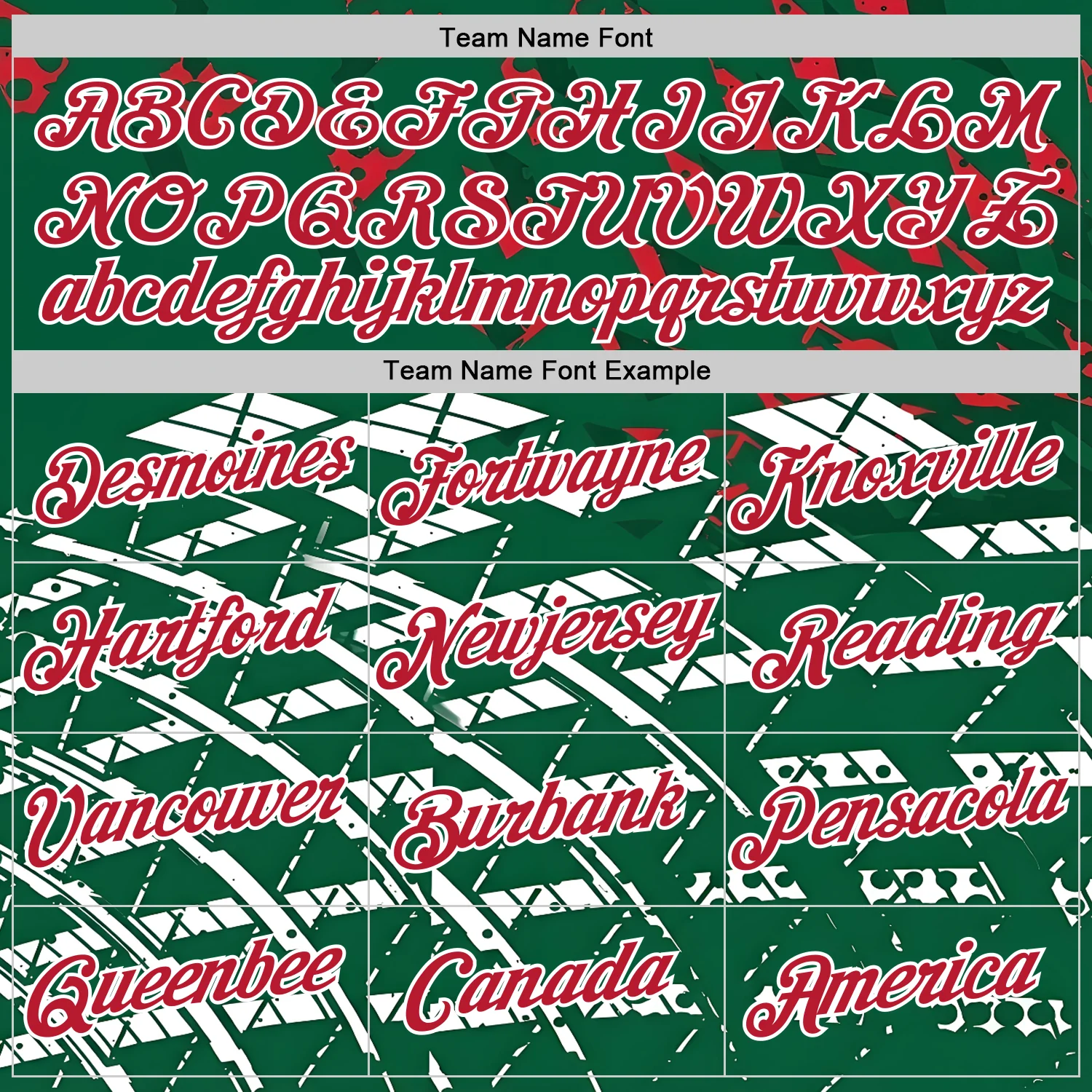 Custom Green Red-White Algeria Abstract Geometric Soccer Jersey Performance T-Shirt - Image 3