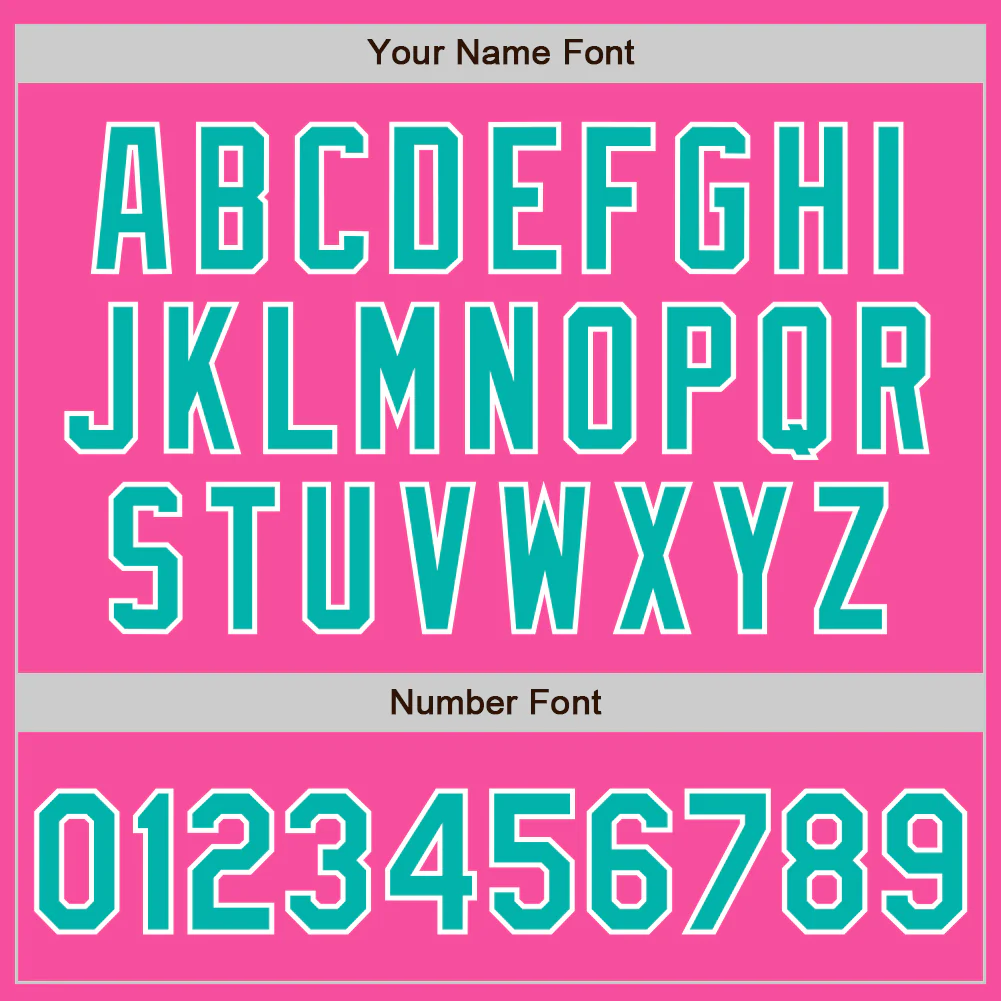 Custom Stitched Pink Aqua-White Baseball Pullover Sweatshirt Hoodie - Image 4