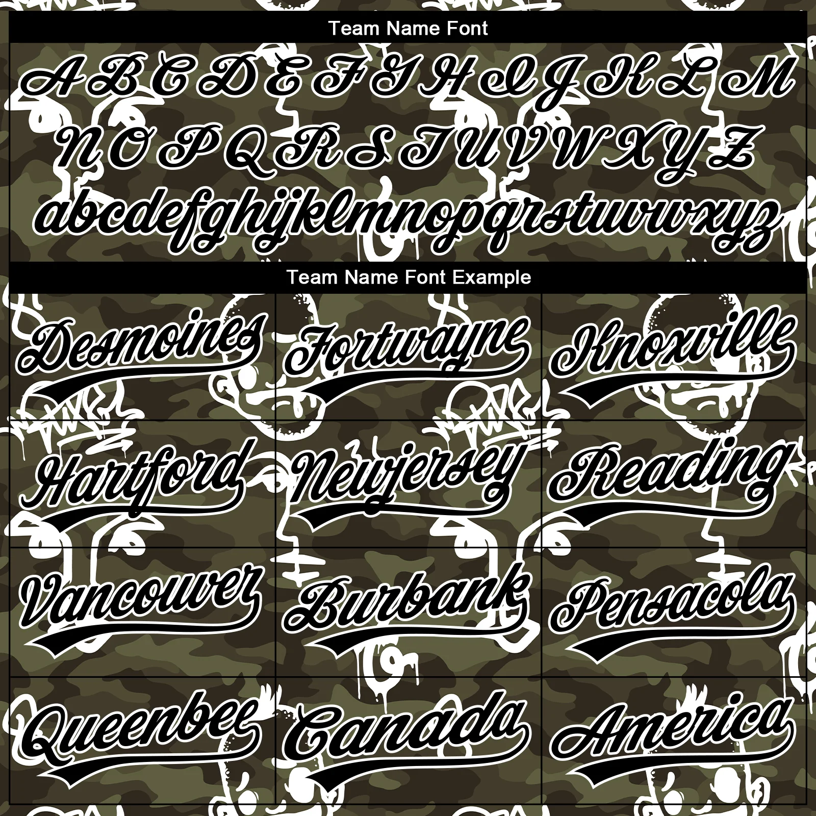 Custom Stitched Camo Black-White 3D Hand Painted Face Sports Pullover Sweatshirt Salute To Service Hoodie - Image 3
