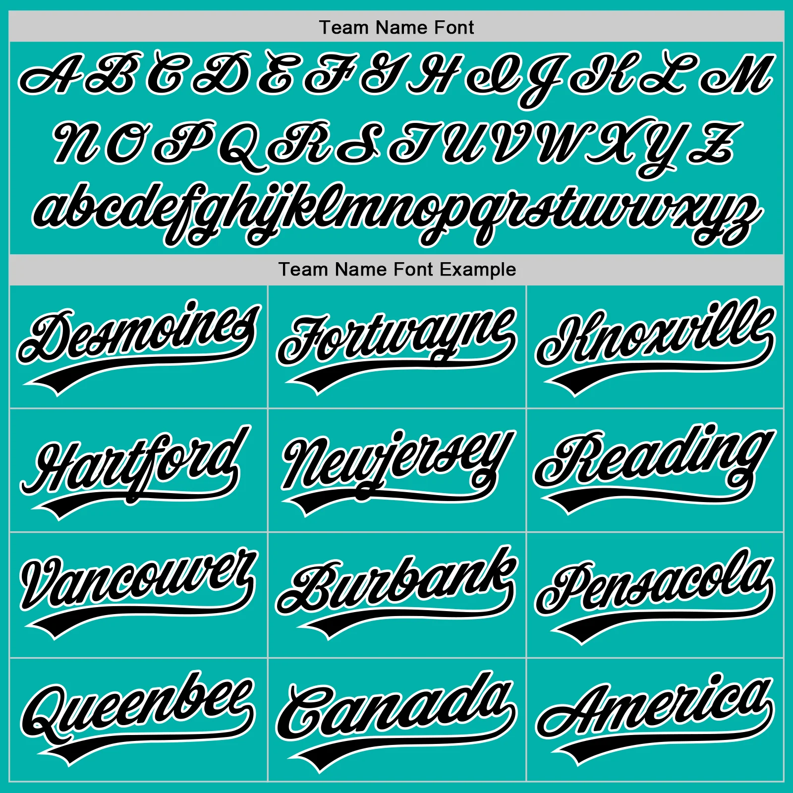 Custom Stitched Aqua Black-White Baseball Pullover Sweatshirt Hoodie - Image 3