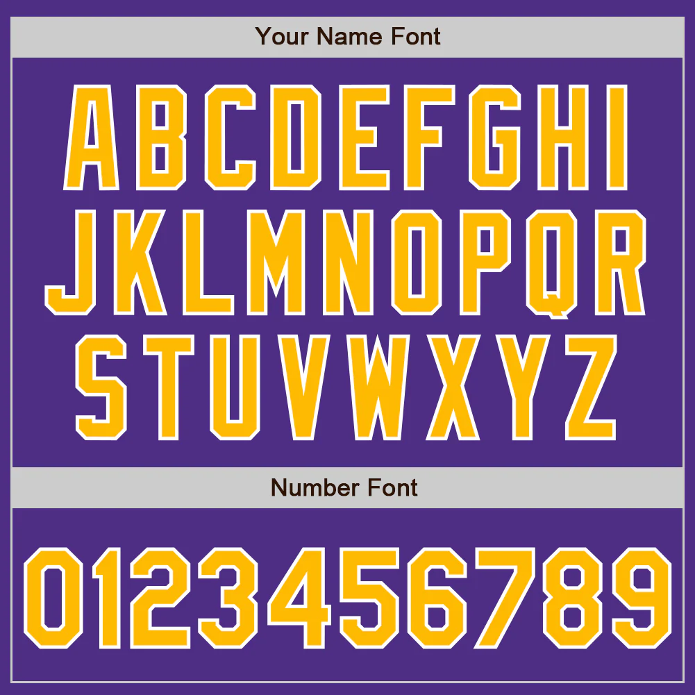 Custom Stitched Purple Gold-White Baseball Pullover Sweatshirt Hoodie - Image 4