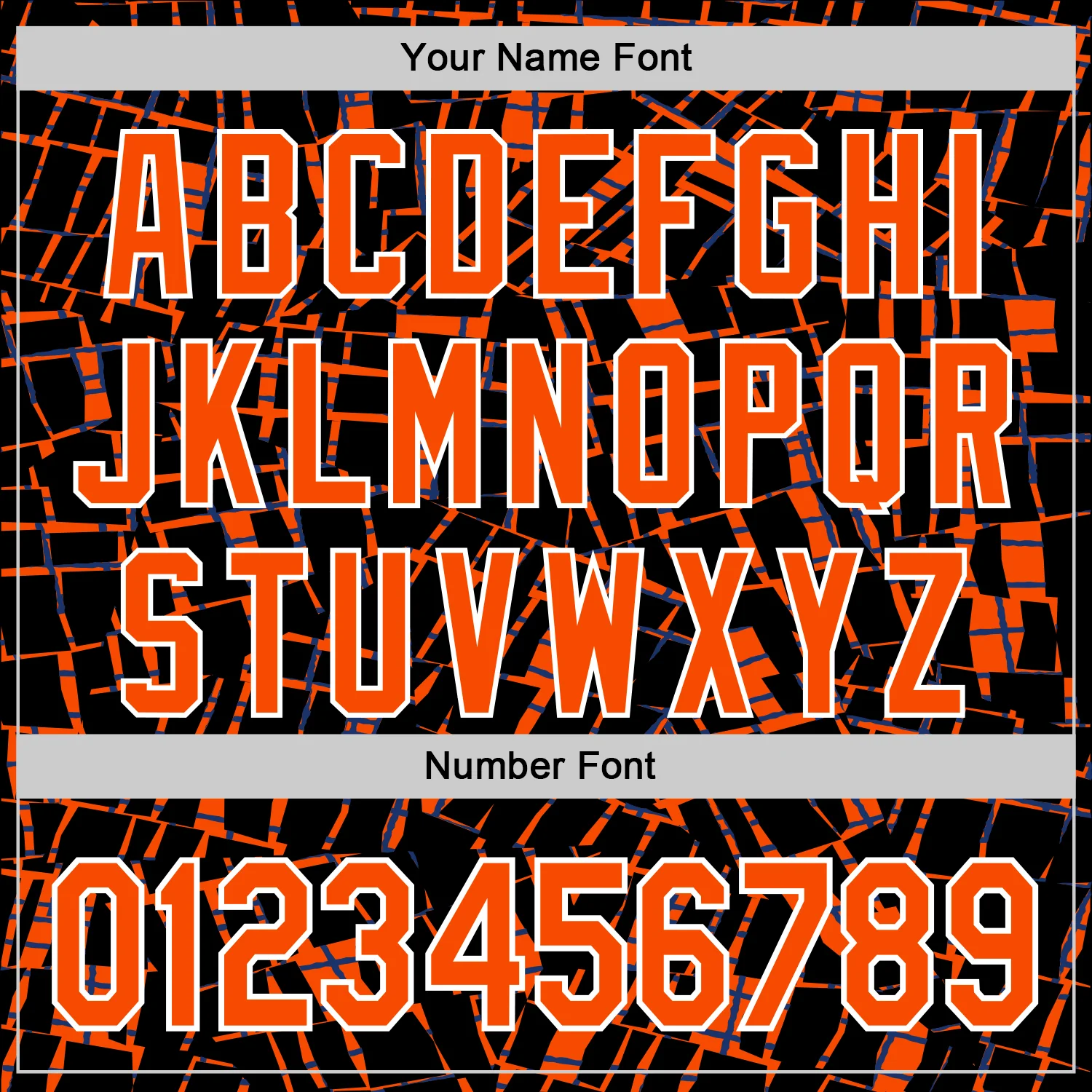 Custom Stitched Black Orange-White 3D Pattern Design Line Sports Pullover Sweatshirt Hoodie - Image 4