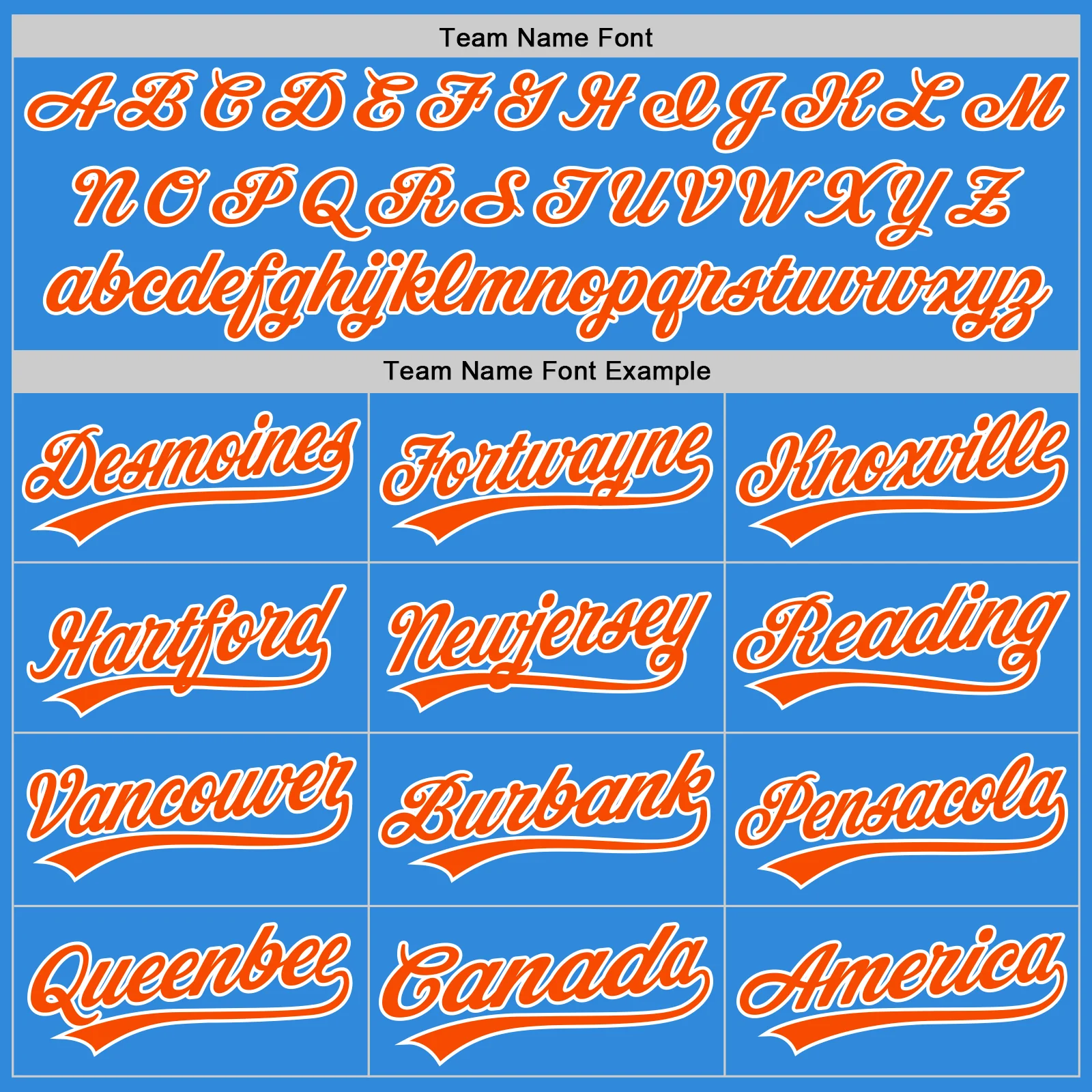 Custom Stitched Powder Blue Orange-White Baseball Pullover Sweatshirt Hoodie - Image 3