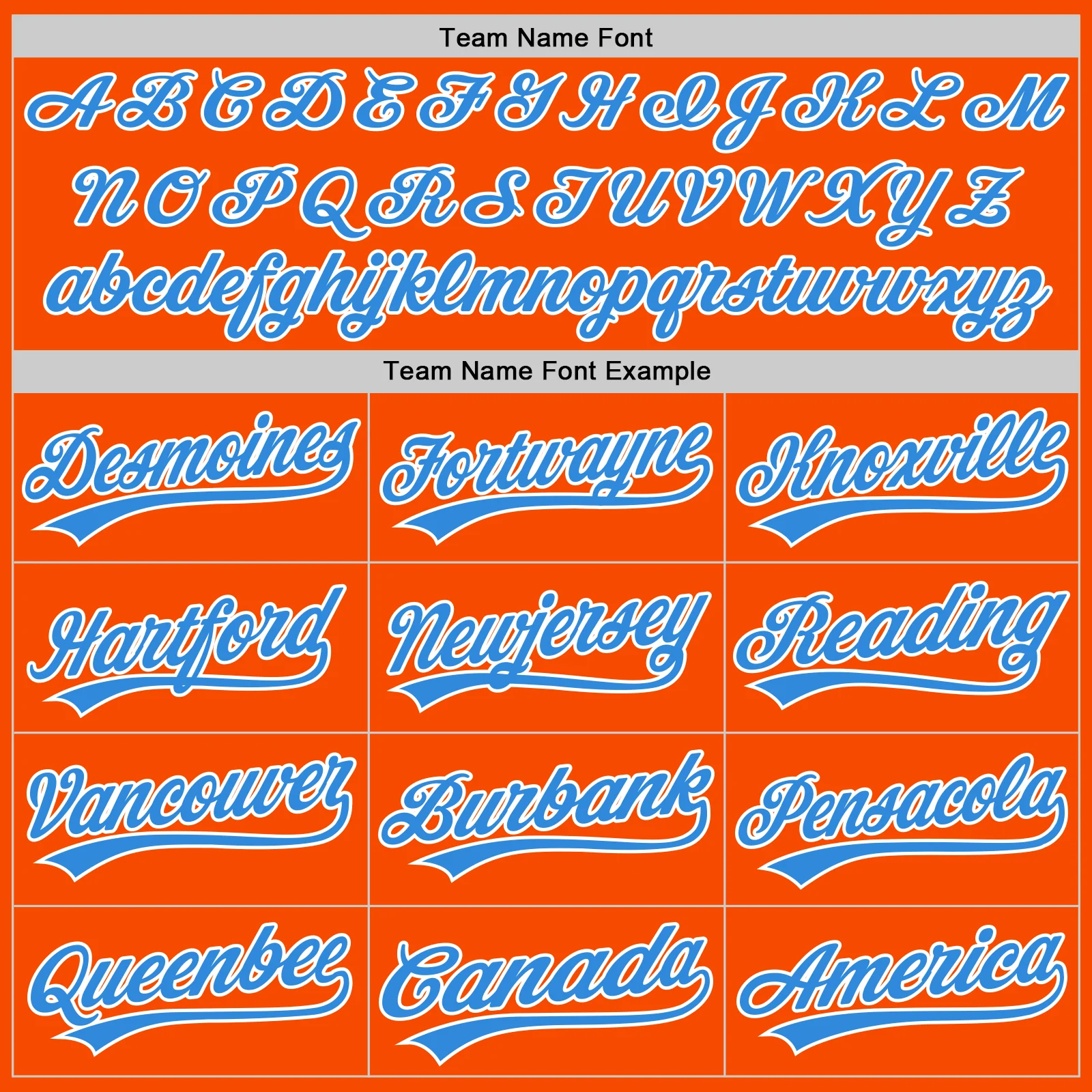 Custom Stitched Orange Powder Blue-White Baseball Pullover Sweatshirt Hoodie - Image 3