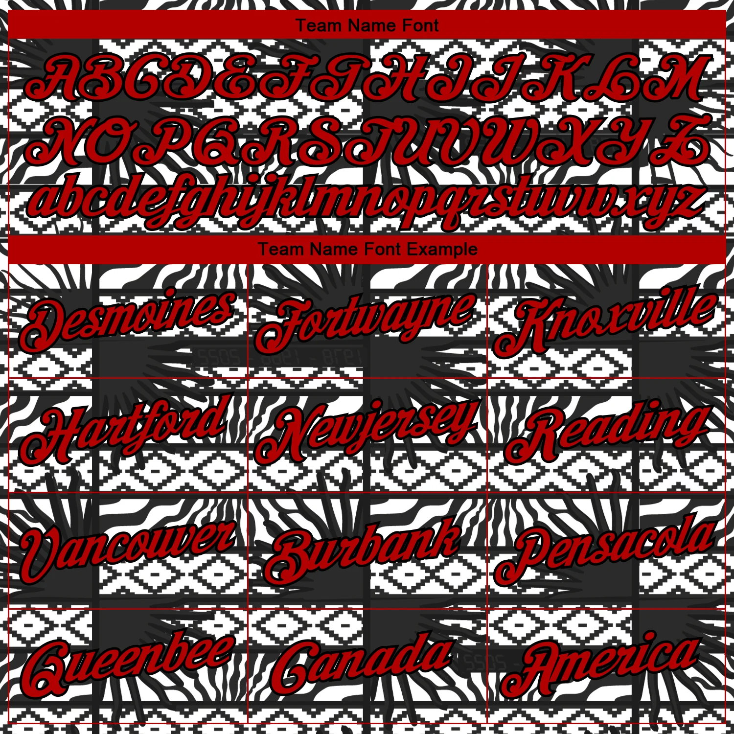 Custom Stitched Black Red-White 3D Pattern Design Geometric Shape Sports Pullover Sweatshirt Hoodie - Image 3