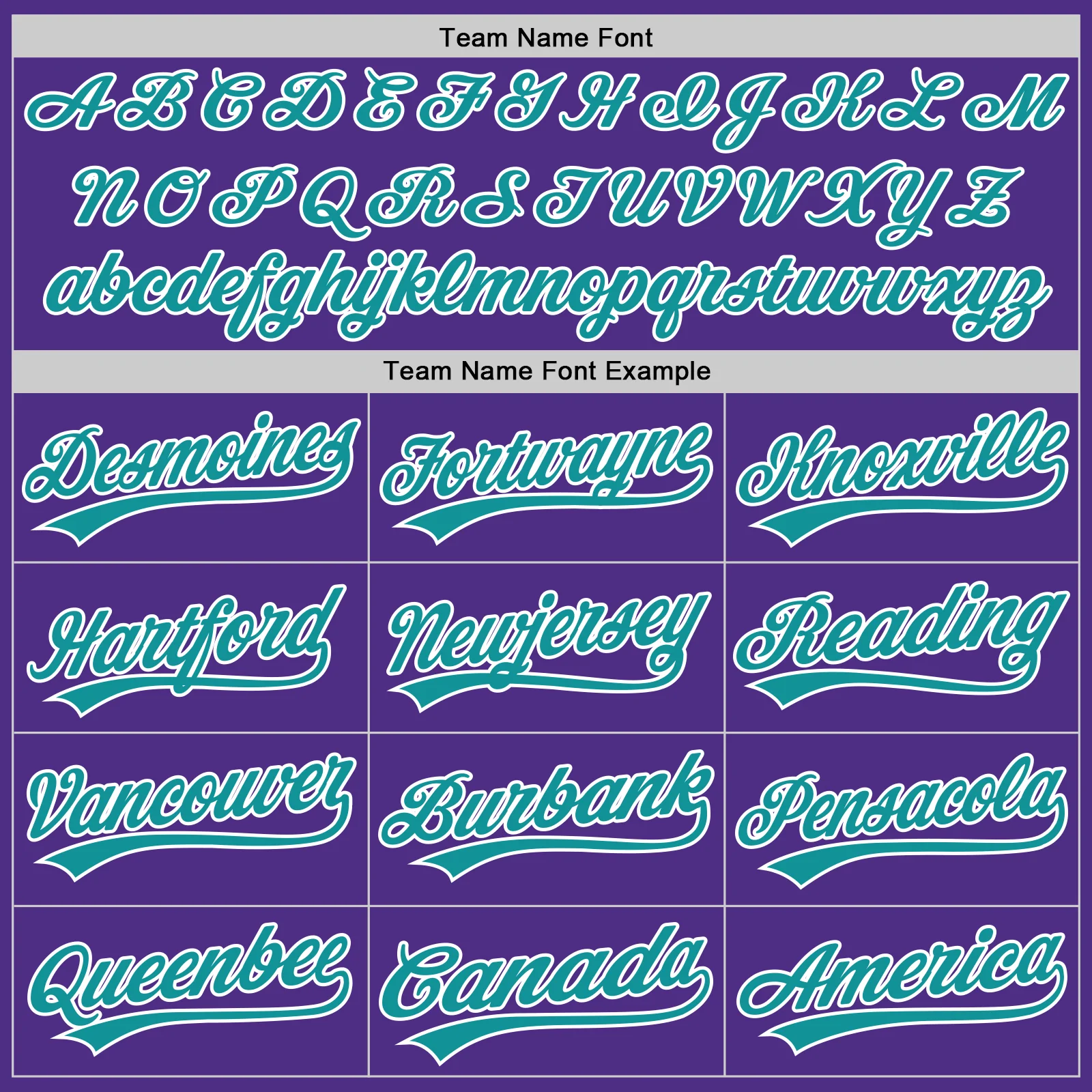 Custom Stitched Purple Teal-White Baseball Pullover Sweatshirt Hoodie - Image 3