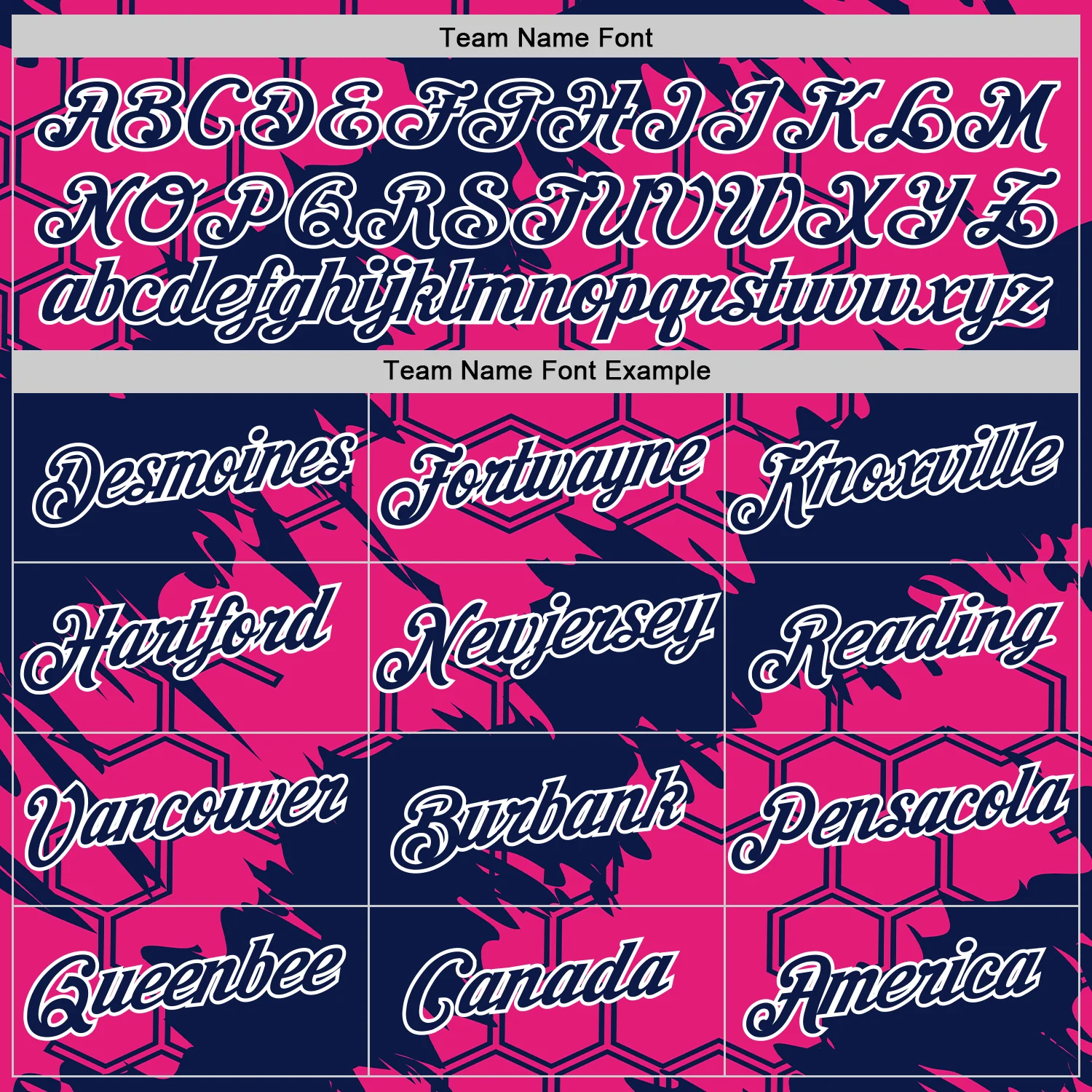 Custom Hot Pink Navy-White 3D Esports Performance T-Shirt - Image 3