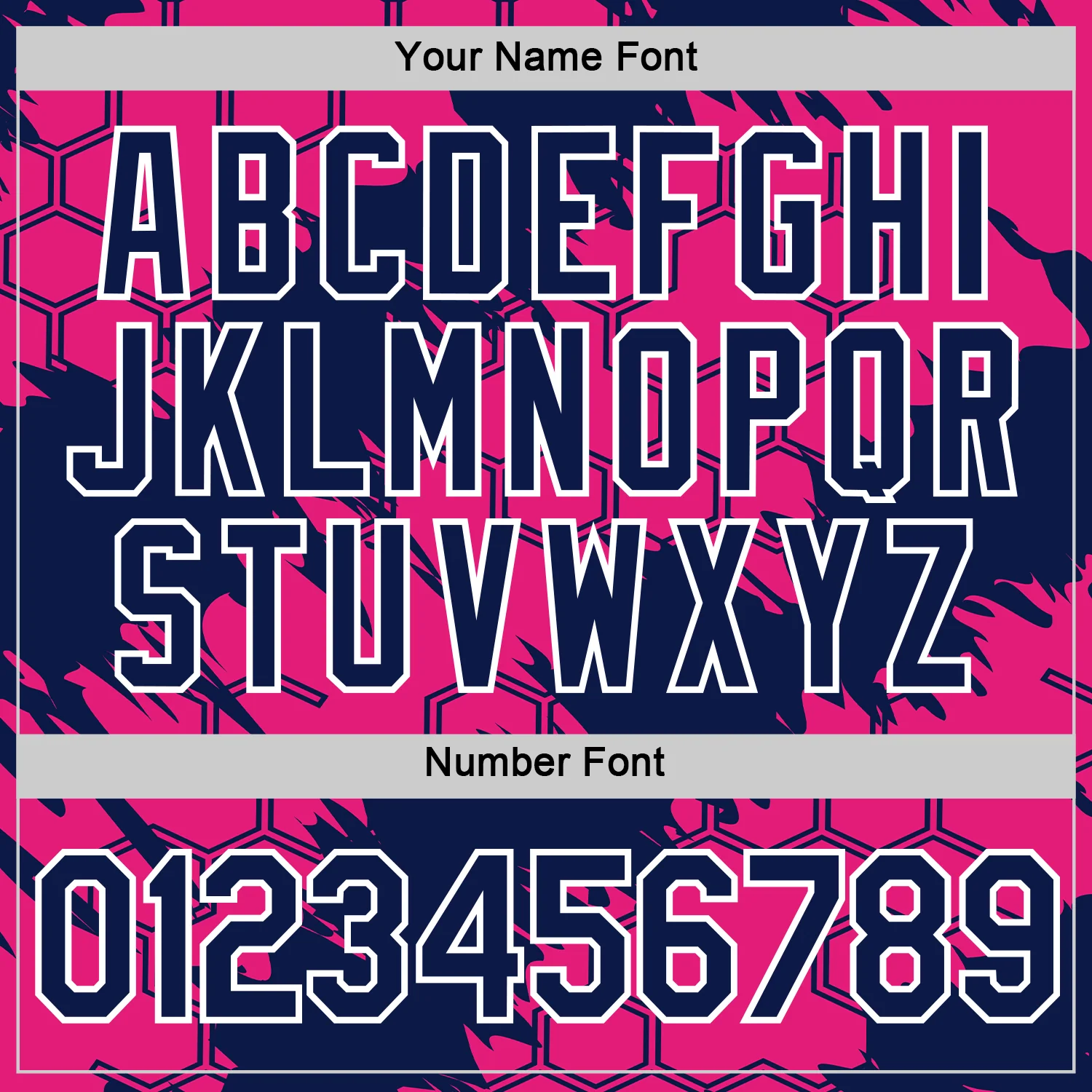Custom Hot Pink Navy-White 3D Esports Performance T-Shirt - Image 4