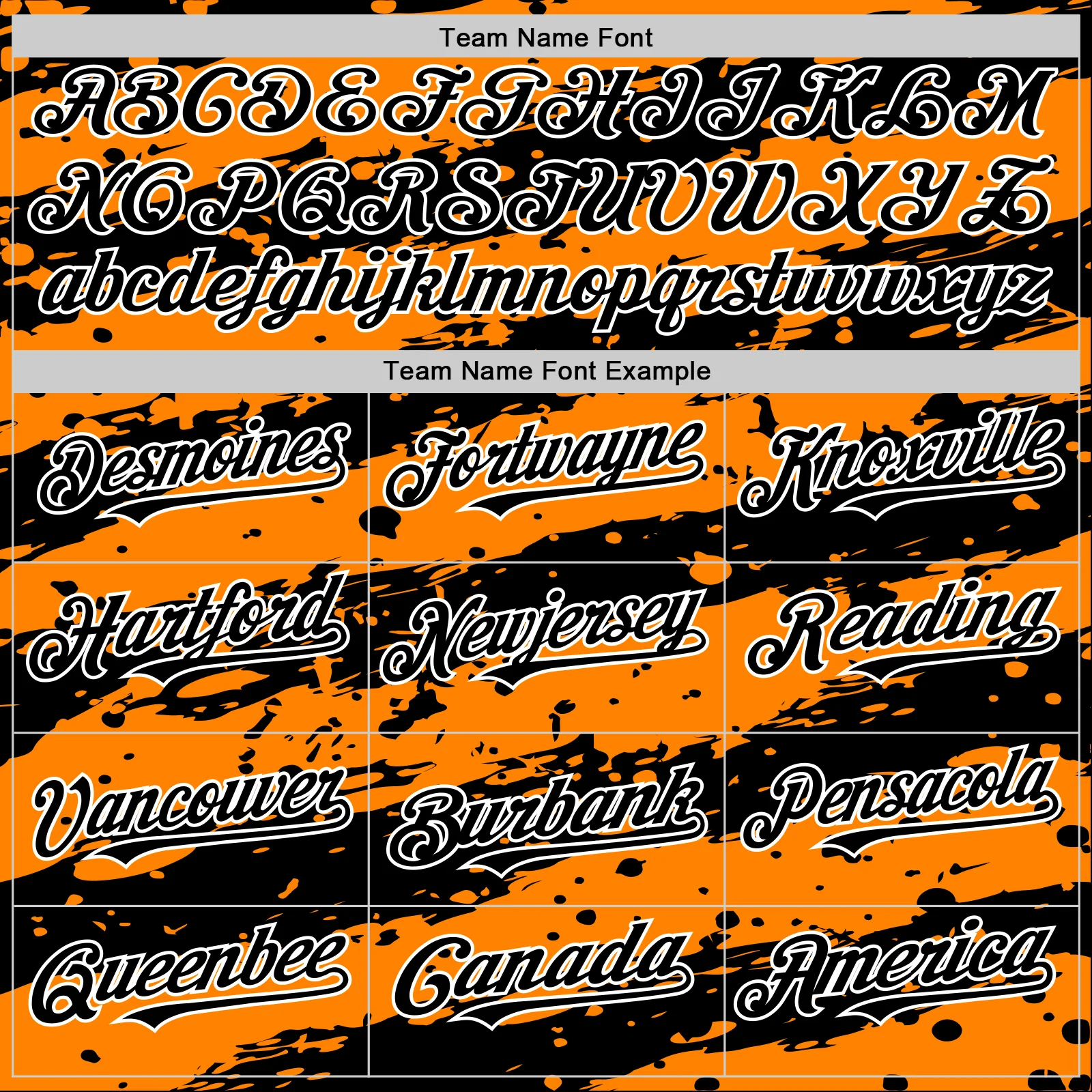 Custom Bay Orange Black-White Splash 3D Pattern Design Bomber Full-Snap Varsity Letterman Hoodie Jacket - Image 5