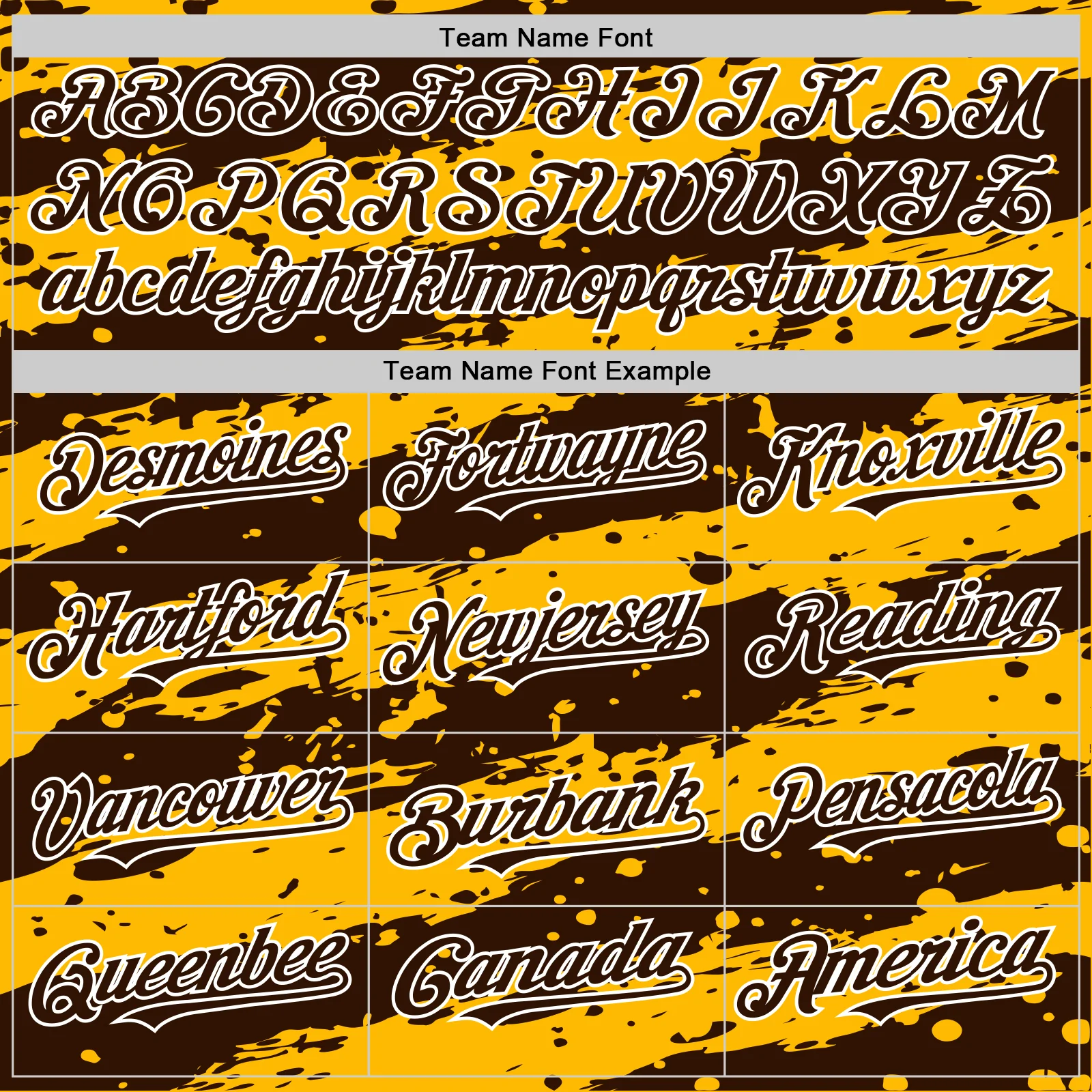 Custom Gold Brown-White Splash 3D Pattern Design Bomber Full-Snap Varsity Letterman Hoodie Jacket - Image 5