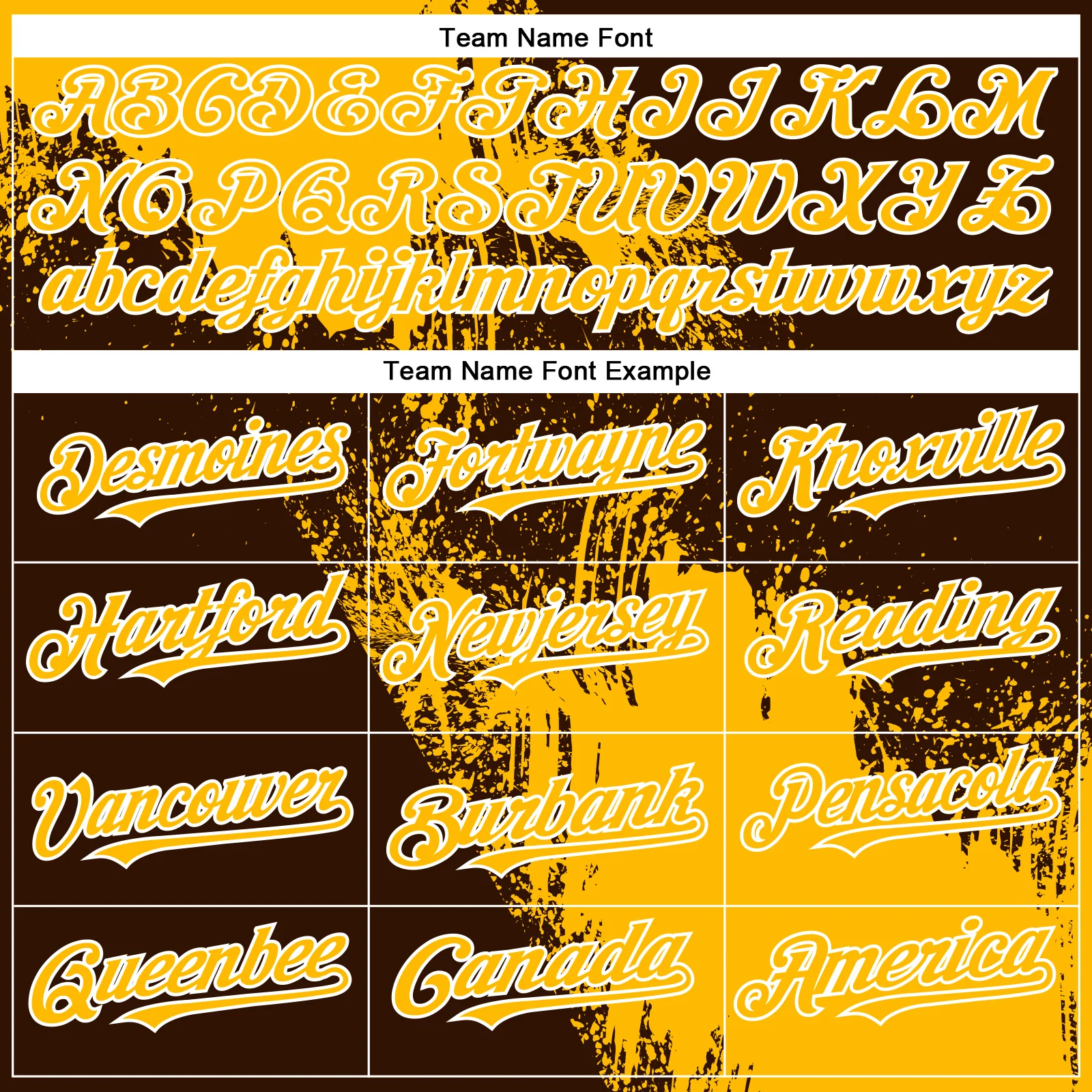 Custom Brown Gold-White Abstract Brush Stroke 3D Pattern Design Bomber Full-Snap Varsity Letterman Hoodie Jacket - Image 5