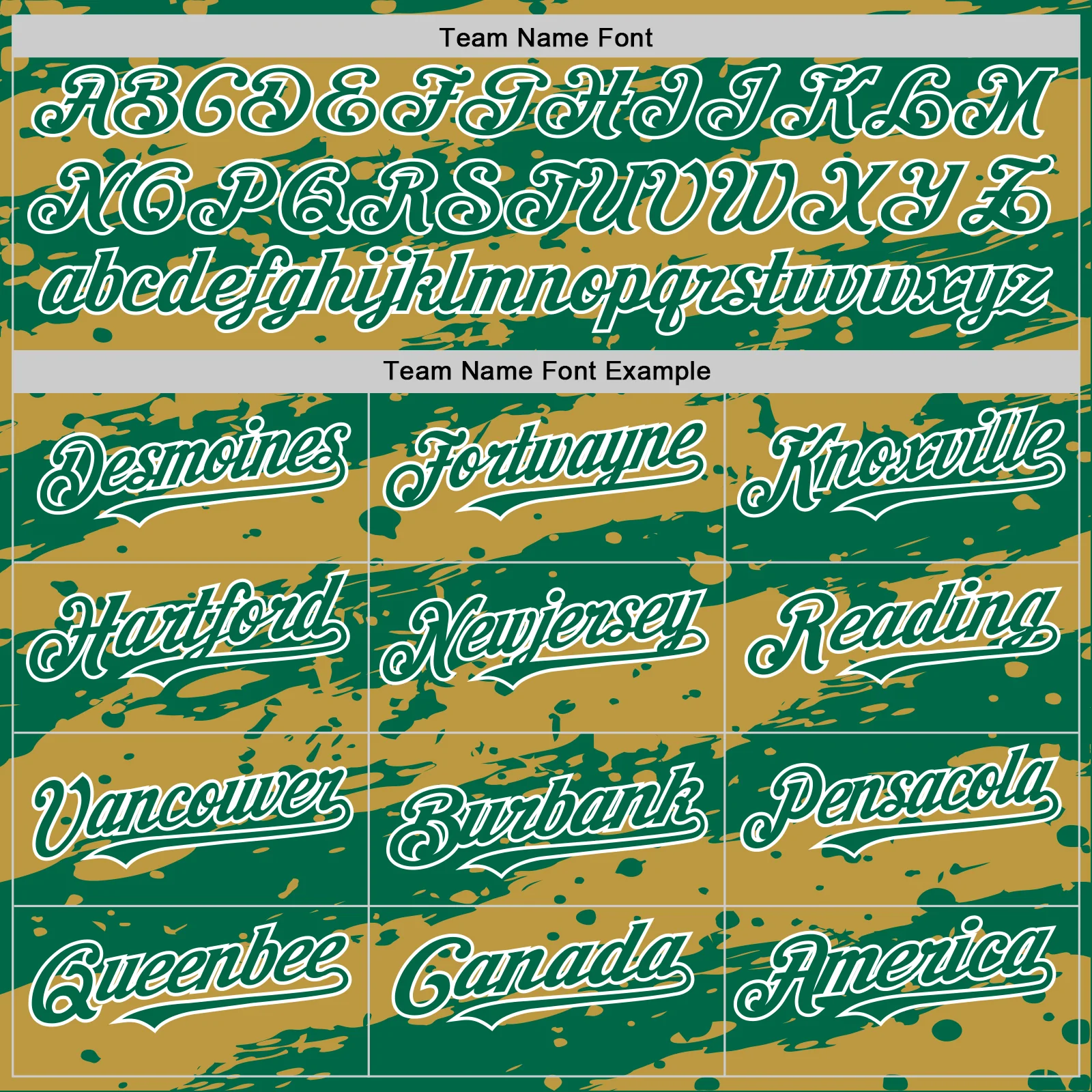 Custom Old Gold Kelly Green-White Splash 3D Pattern Design Bomber Full-Snap Varsity Letterman Hoodie Jacket - Image 5