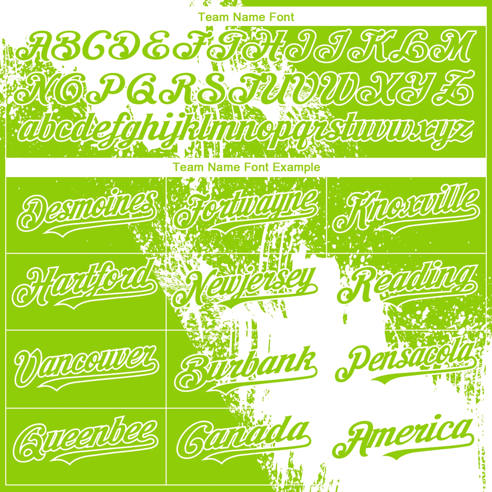 Custom Neon Green White Abstract Brush Stroke 3D Pattern Design Bomber Full-Snap Varsity Letterman Hoodie Jacket - Image 5