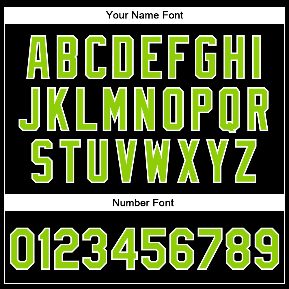 Custom Black Neon Green-White Bomber Full-Snap Varsity Faux Leather Letterman Jacket - Image 4