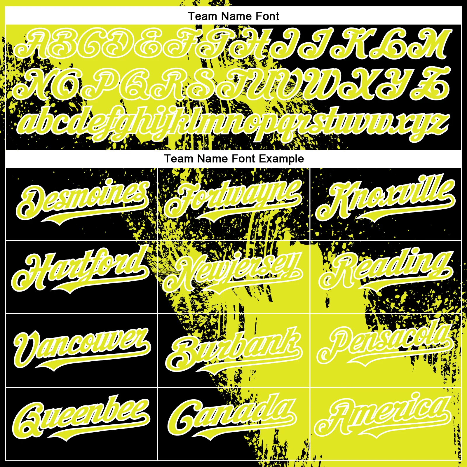 Custom Black Neon Yellow-White Abstract Brush Stroke 3D Pattern Design Bomber Full-Snap Varsity Letterman Hoodie Jacket - Image 5