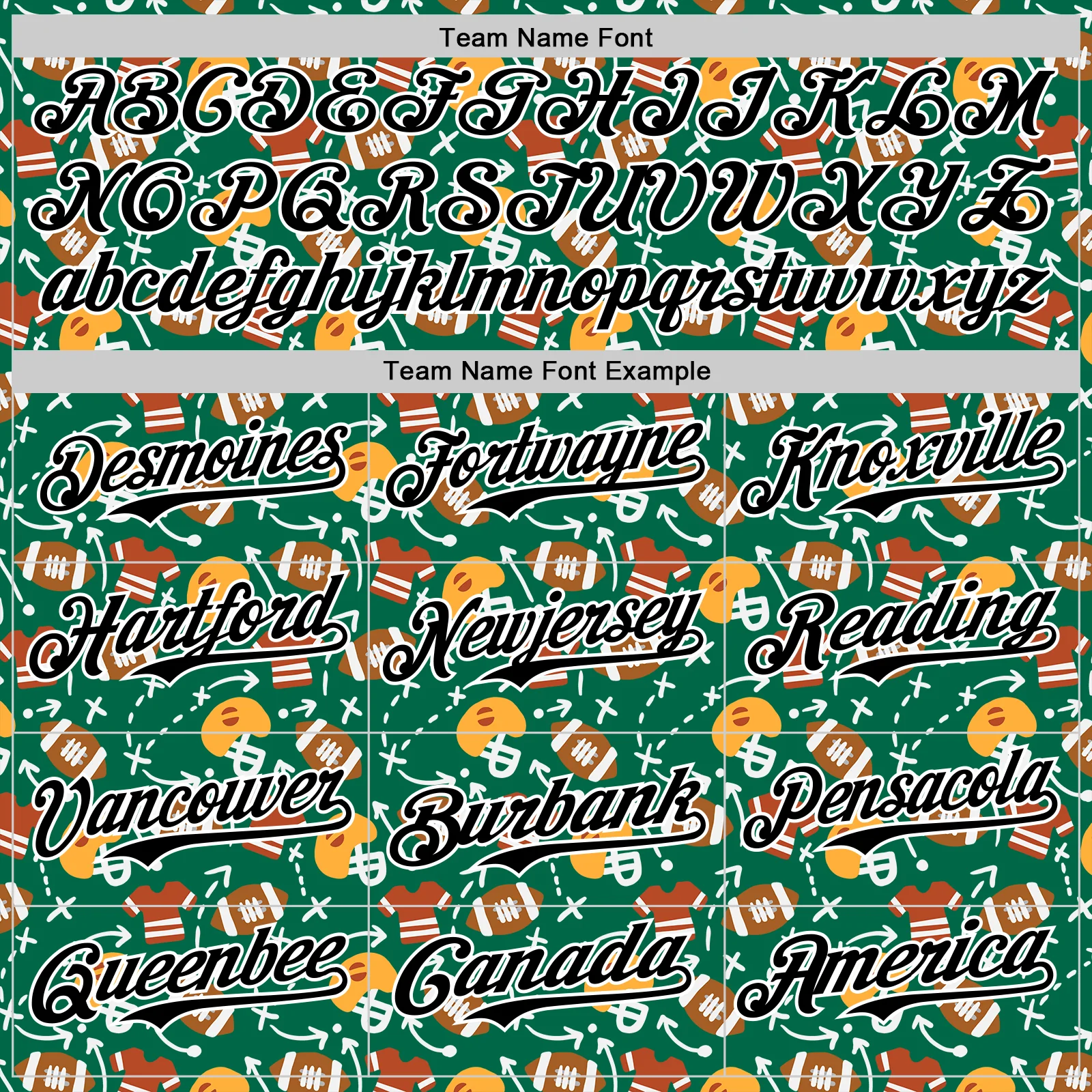 Custom Kelly Green Black-White Comic Doodle Ballgame 3D Pattern Design Authentic Baseball Jersey - Image 4