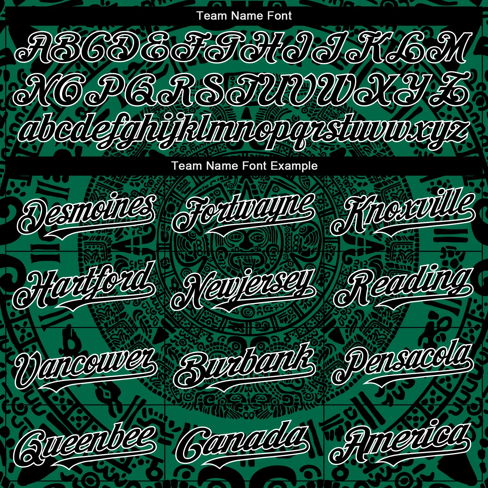Custom Kelly Green Black-White 3D Mexico Authentic Baseball Jersey - Image 4