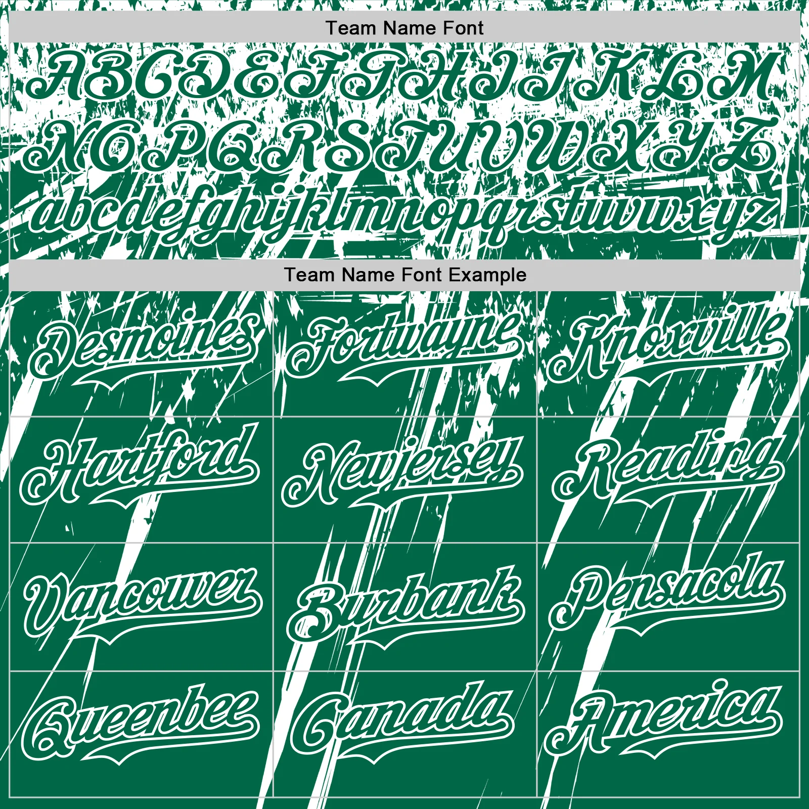 Custom Kelly Green White Distressed Scratch Brush Stroke Authentic Baseball Jersey - Image 4