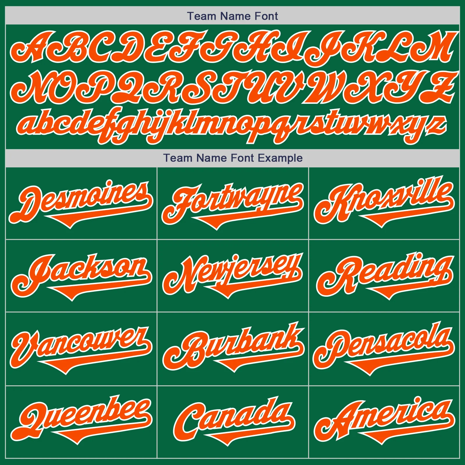 Custom Kelly Green Orange-White Authentic Two Tone Baseball Jersey - Image 4